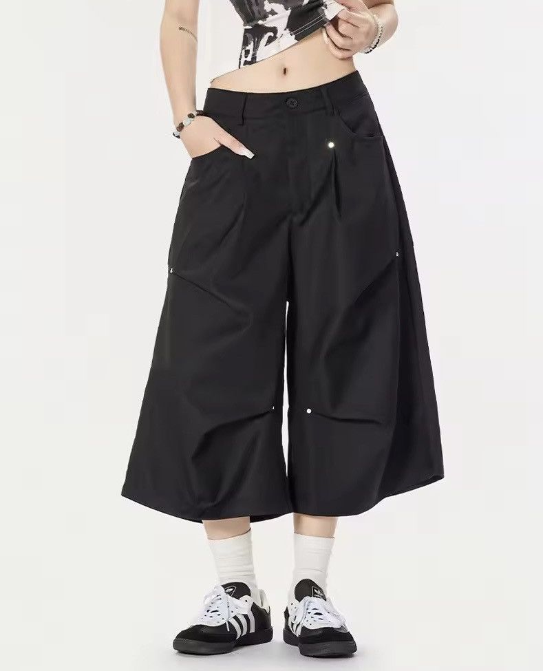 Japanese Brand Wide Leg Seven Quarter Pant Size US 32 / EU 48 - 1 Thumbnail