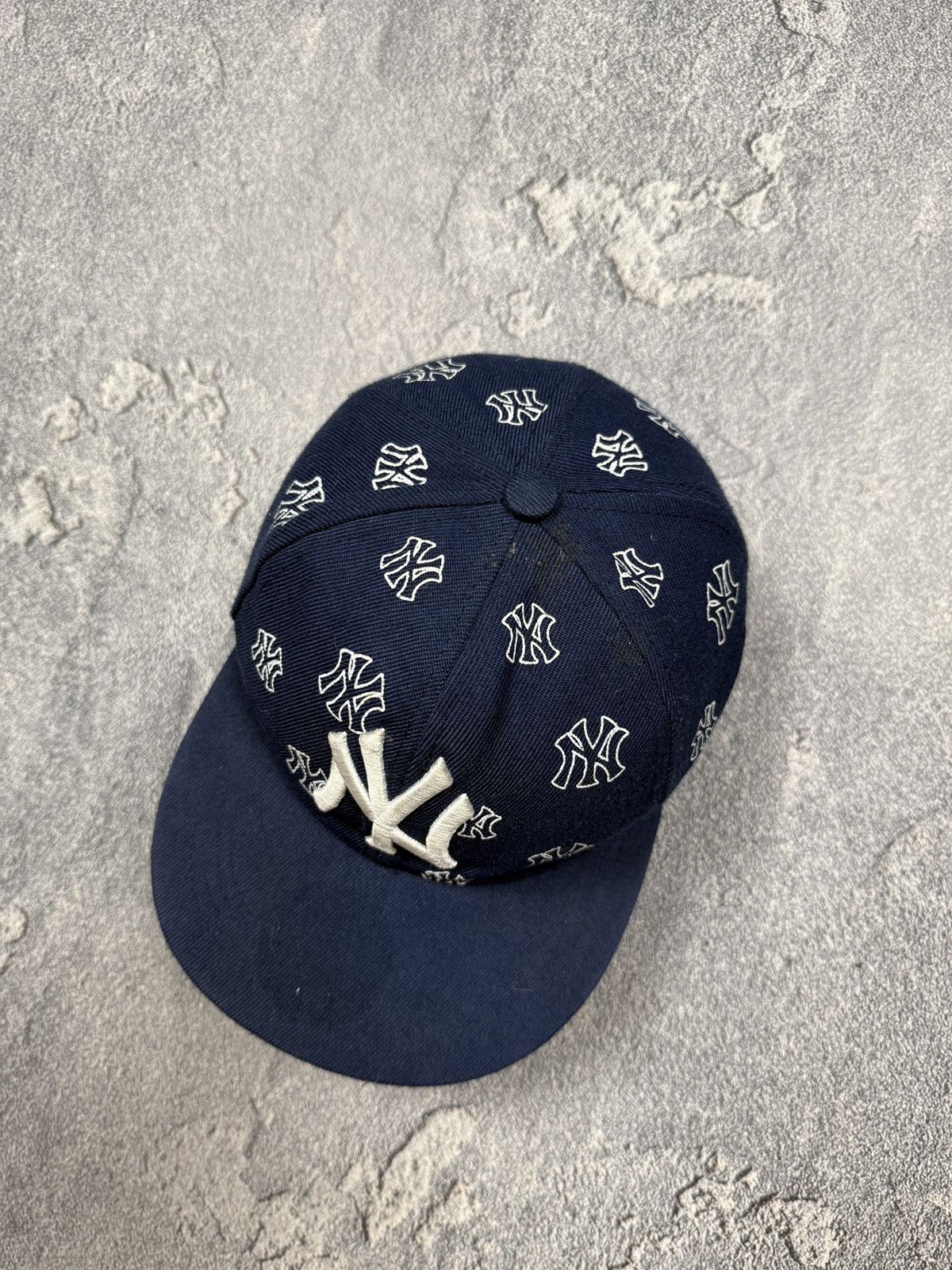 New Era New Era New York Yankees Monogram Cap Black Size ONE SIZE - 4 Thumbnail