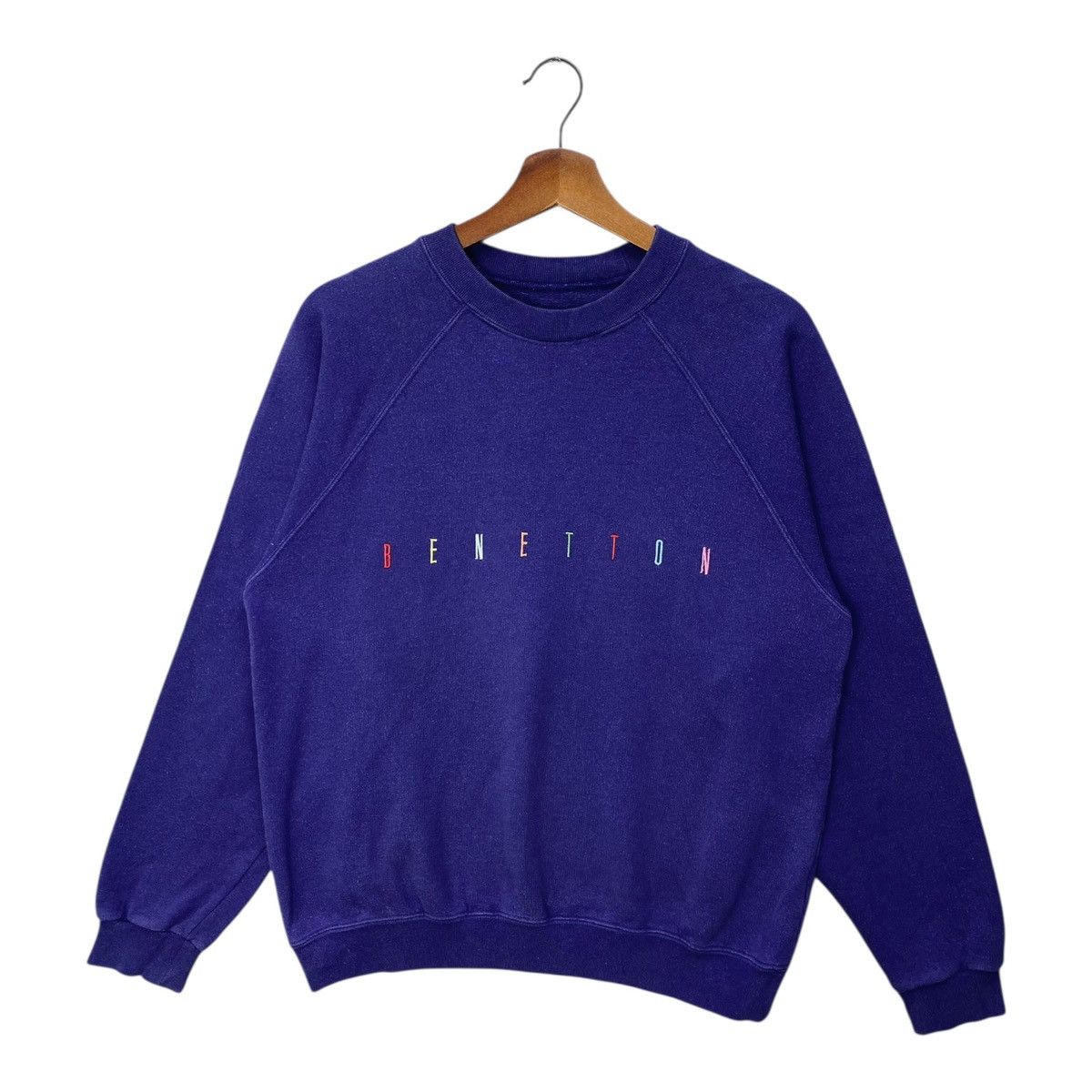 United Colors Of Benetton United Colour Of Benetton Sweatshirt Spellout Size 46 Size US S / EU 44-46 / 1 - 1 Thumbnail