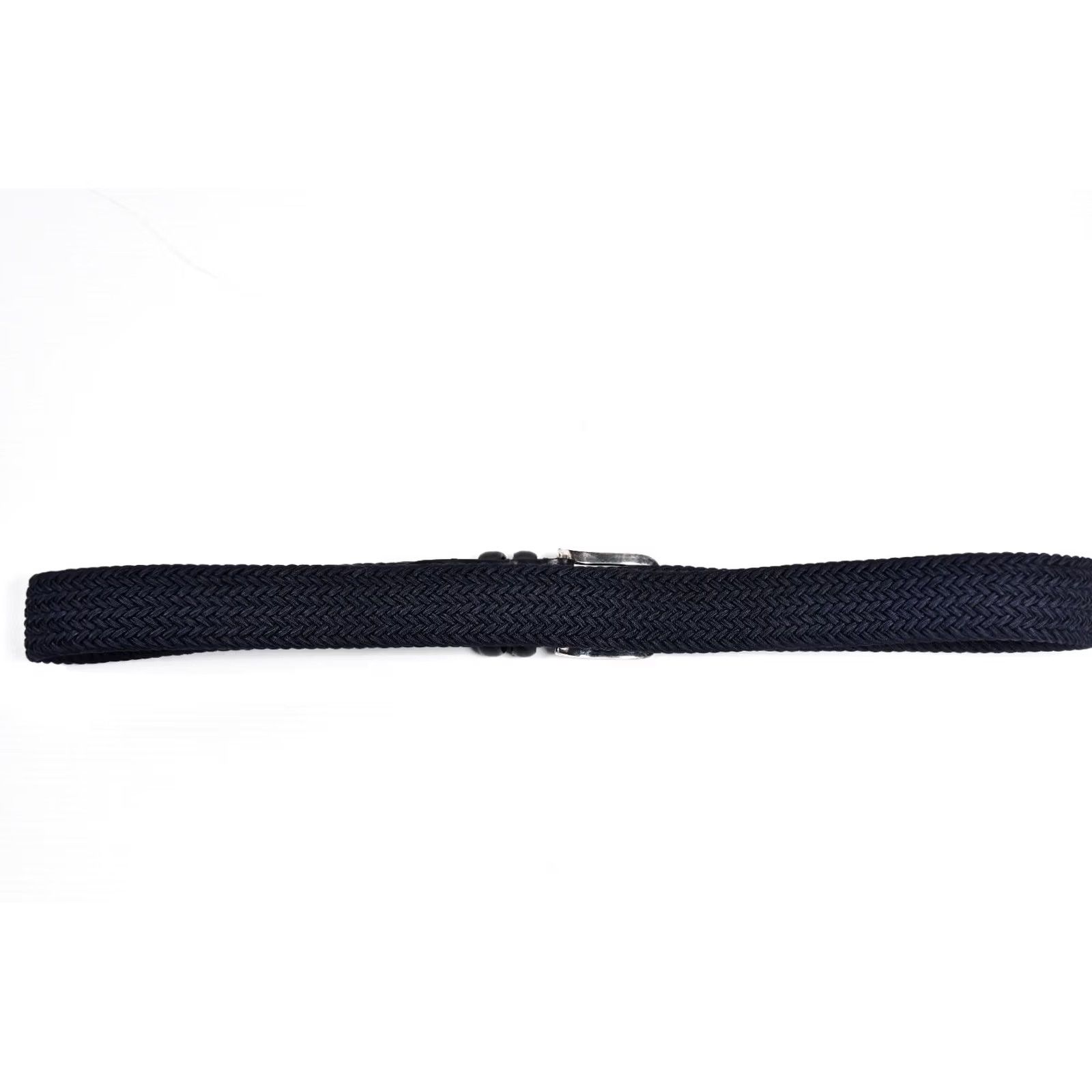 Vintage Gavazzeni Belt Men 85 CM Blue Elastic Woven Size 85 CM Regular New Without Tag 100% Genuine Size ONE SIZE - 4 Thumbnail