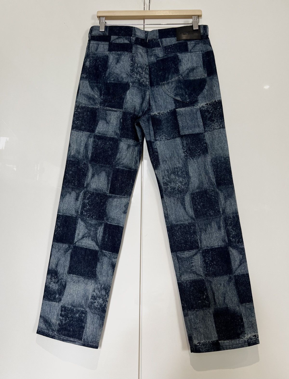 Louis Vuitton (Set price) Logo Checkered Damier Denim Shirts + Pant Size US S / EU 44-46 / 1 - 11 Thumbnail
