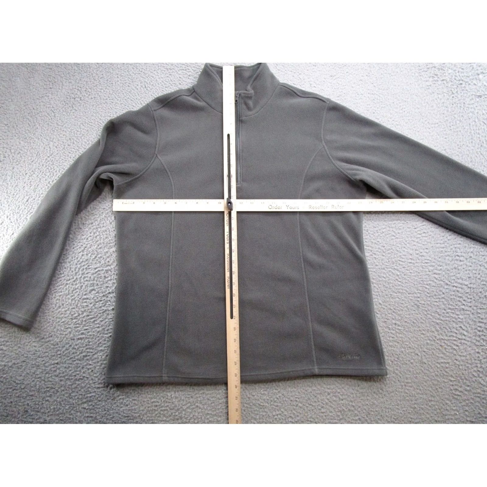 Vintage Cabela's Gray Fleece 1/4 Zip Jacket Mens XL Outdoor Hiking Camping Zip Jacket Regular Fit Size US XL / EU 56 / 4 - 5 Thumbnail