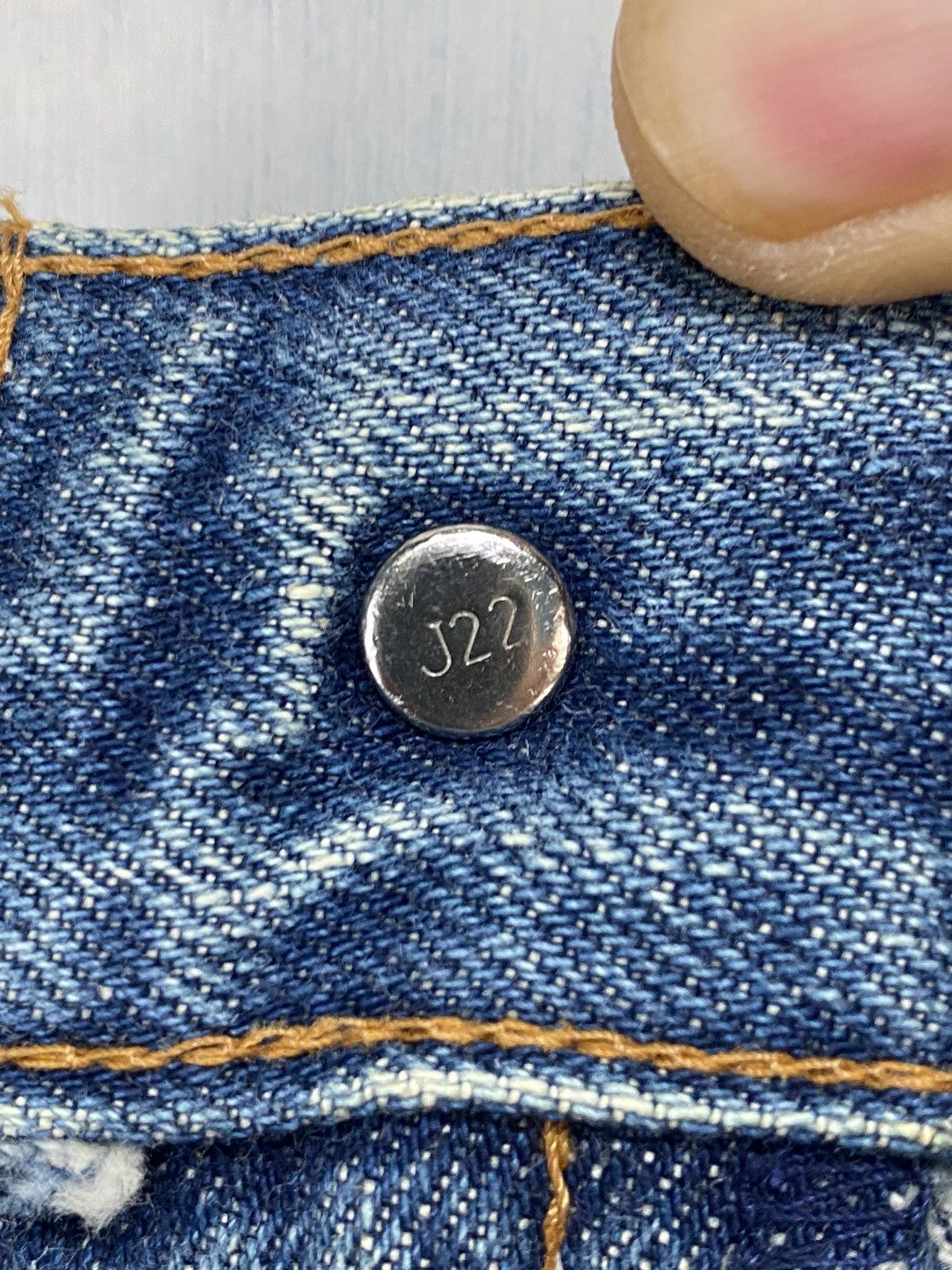 Levi's Vintage Levis Big E Selvedge Denim Size US 30 / EU 46 - 8 Thumbnail