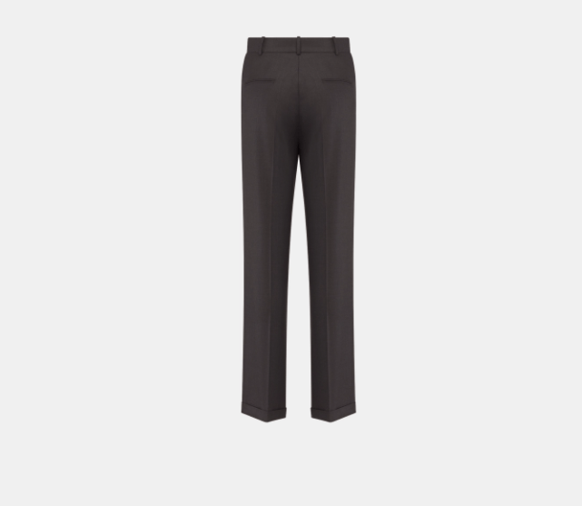 Dior o1w1db10925 441P63 Fitted Pant in Gray Size 27" / US 4 / IT 40 - 2 Thumbnail