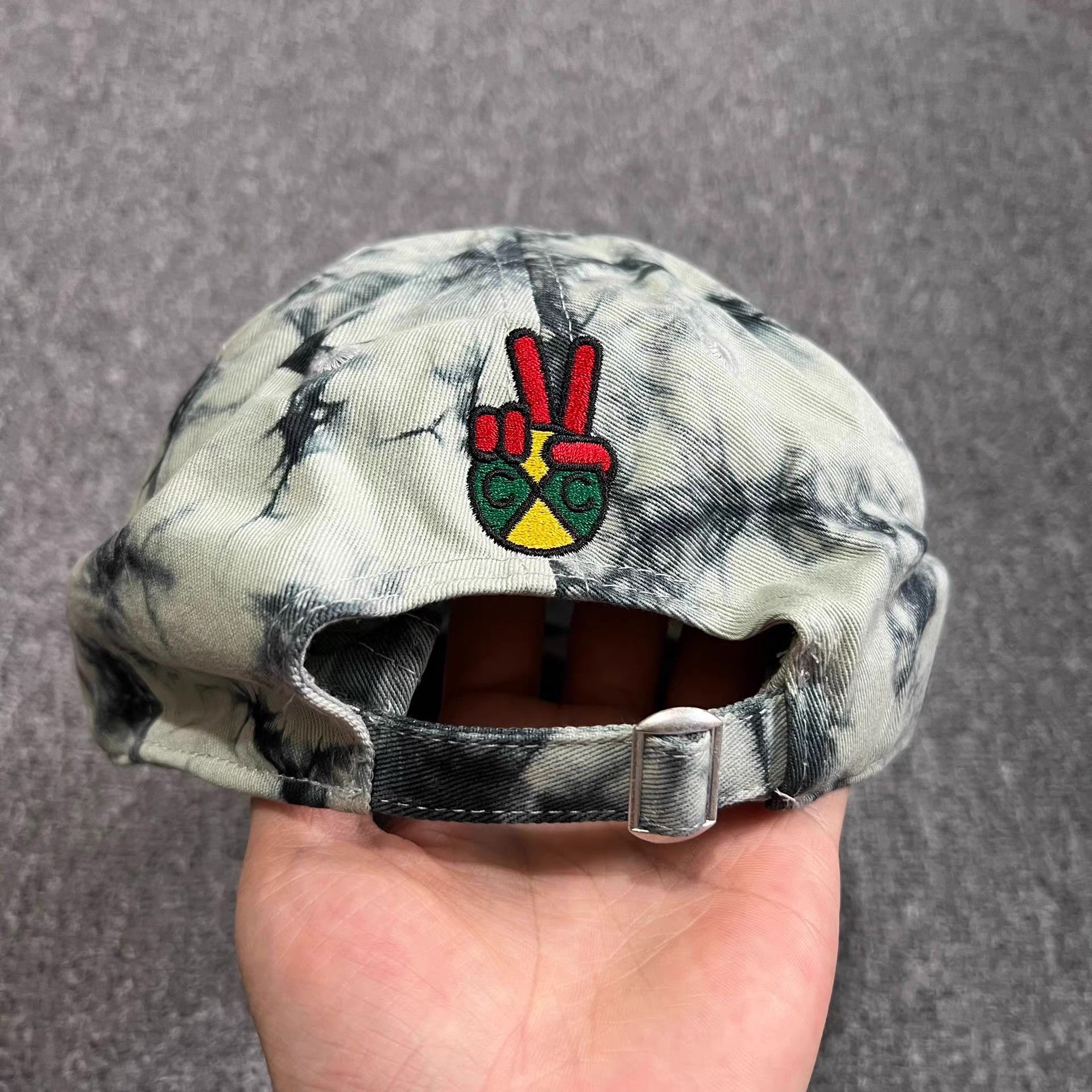 Cross Colours Cross Colours EmbroideredTie-DyeCurvedBrim Baseball Cap Q7 Size ONE SIZE - 6 Thumbnail