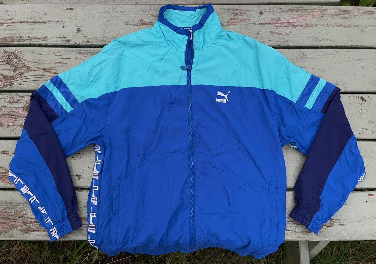 Puma Puma 90s blue jacket Size US L / EU 52-54 / 3 - 1 Thumbnail
