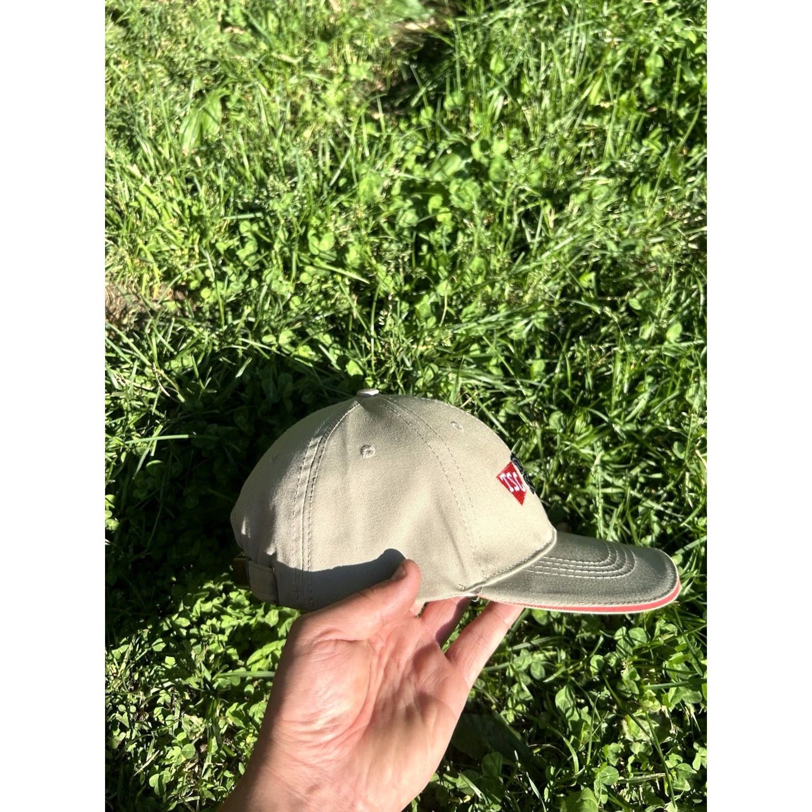 Vintage Tractor Supply Co strapback hat cap adjustable farm tan brown baseball Men Adjustable Cap Baseball Hat Mens Size ONE SIZE - 7 Thumbnail