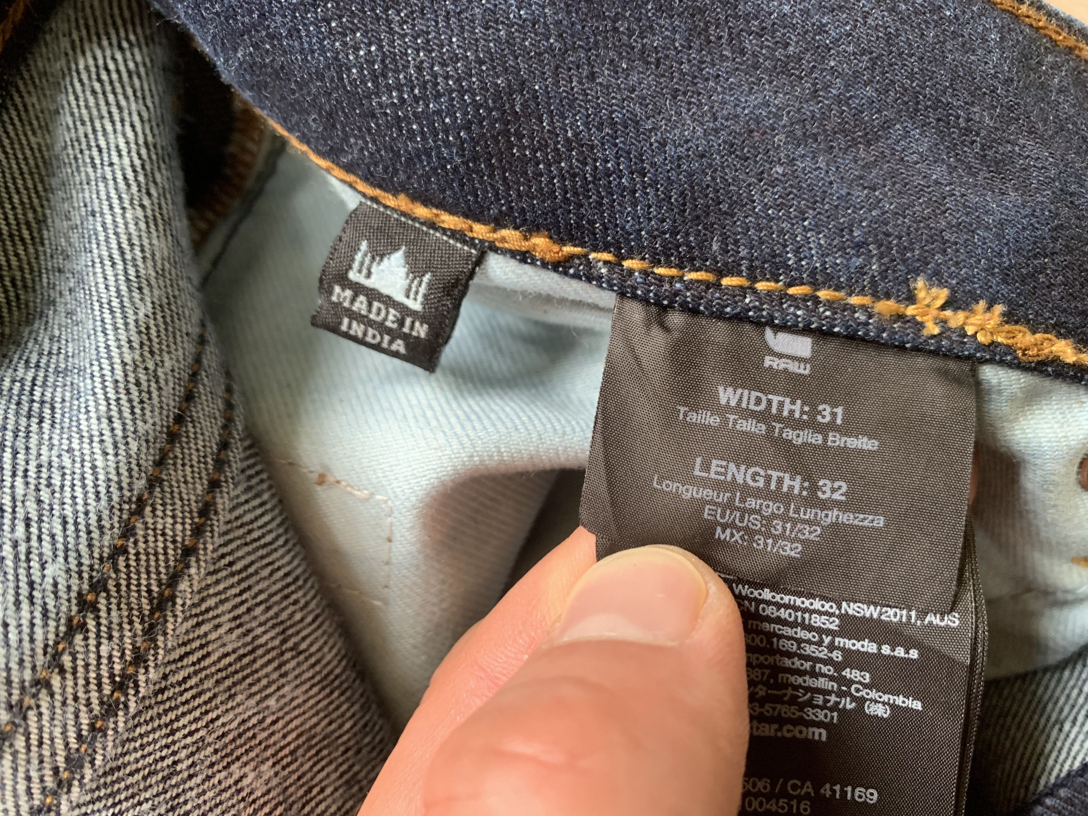 G-Star G Star Raw Attacc Straight Denim Jeans Size US 31 - 10 Thumbnail