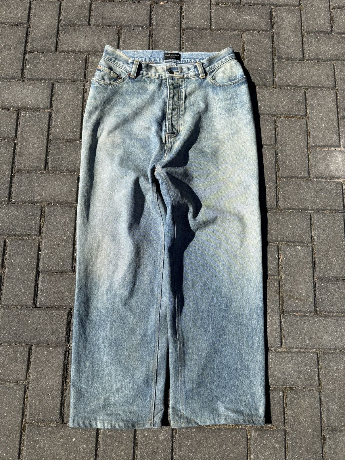 Balenciaga Balenciaga Waxed Baggy Denim Size US 32 / EU 48 - 1 Thumbnail