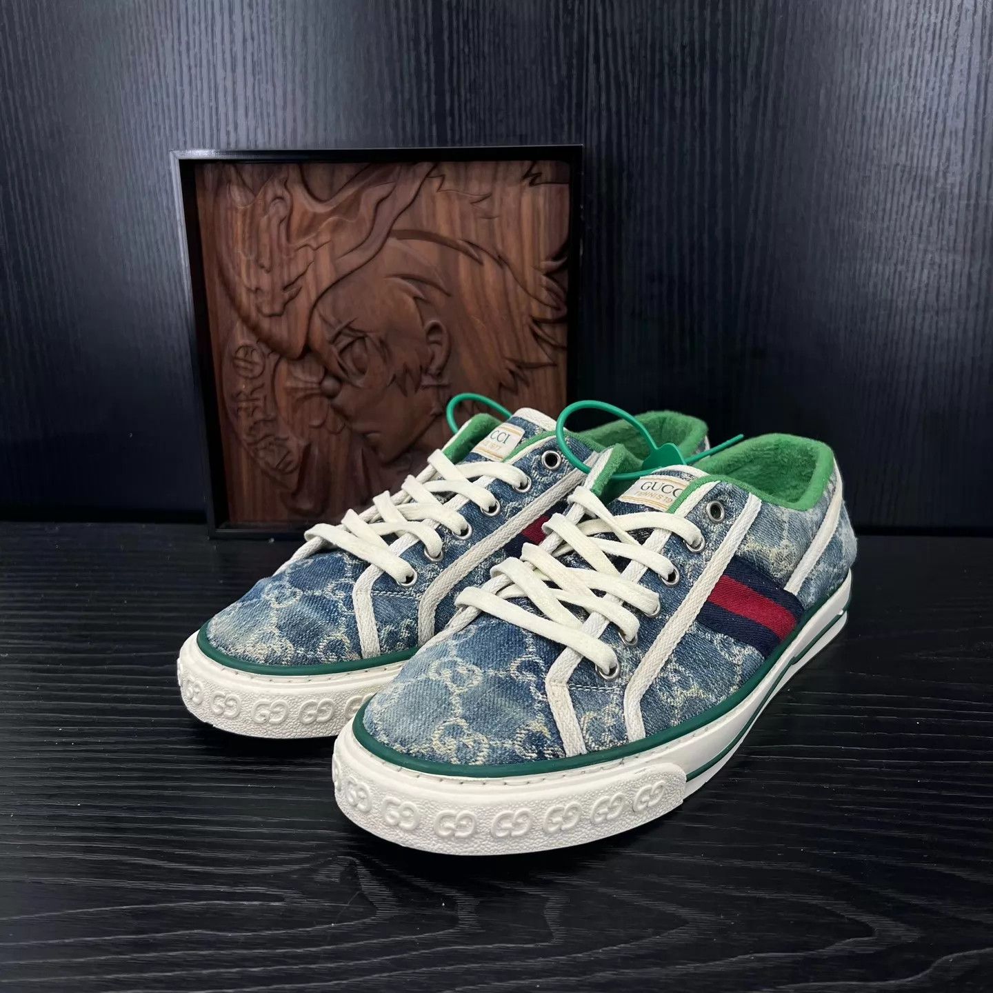 Gucci Gucci 1977 Blue Denim 7.5 Color Fading Size US 8.5 / EU 41-42 - 1 Thumbnail