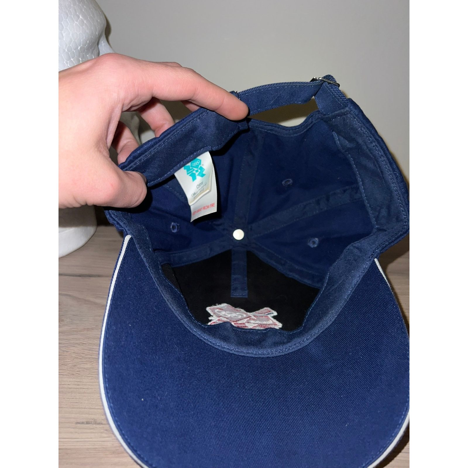 USA Olympics 2012 Olympics Hat London Olympic Logo Blue Cap Headwear OS Size ONE SIZE - 6 Thumbnail