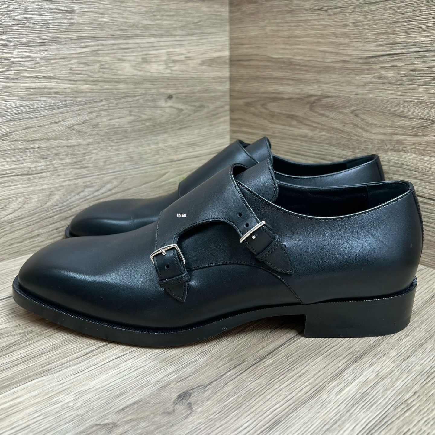 Hermes Hermes Hugues Black Silver Monk Shoes Size US 9 / EU 42 - 3 Thumbnail