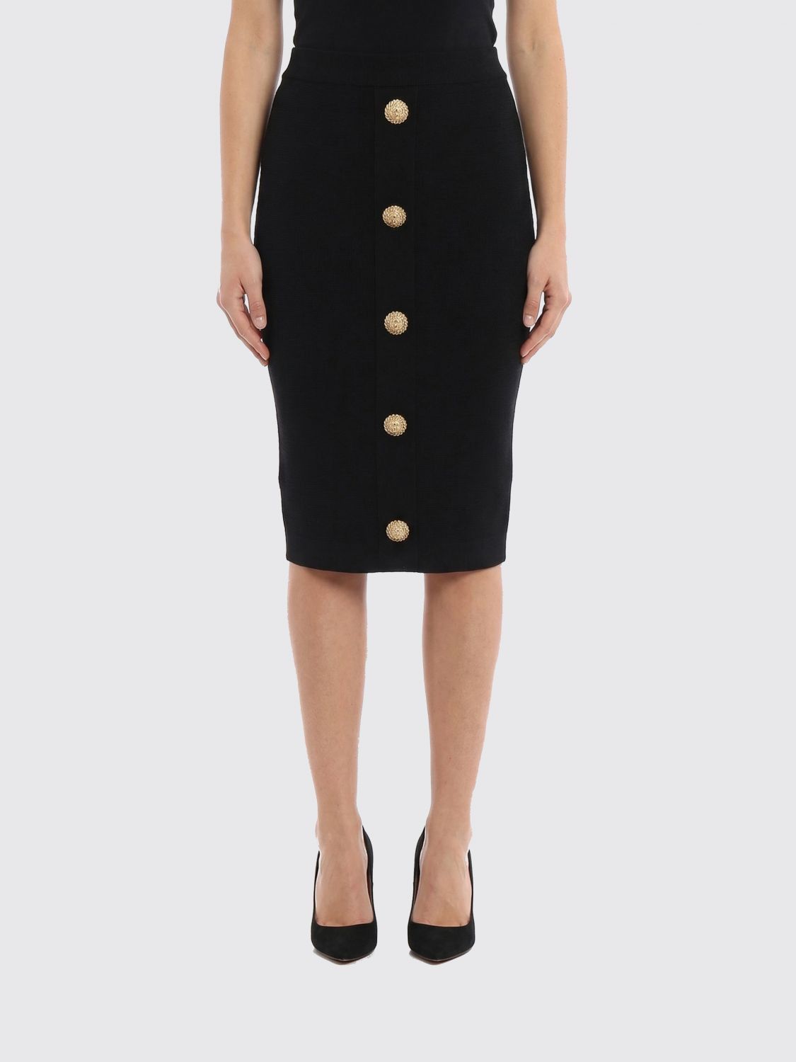 Balmain Balmain Skirt Woman Black Size 26" / US 2 / IT 38 - 1 Thumbnail