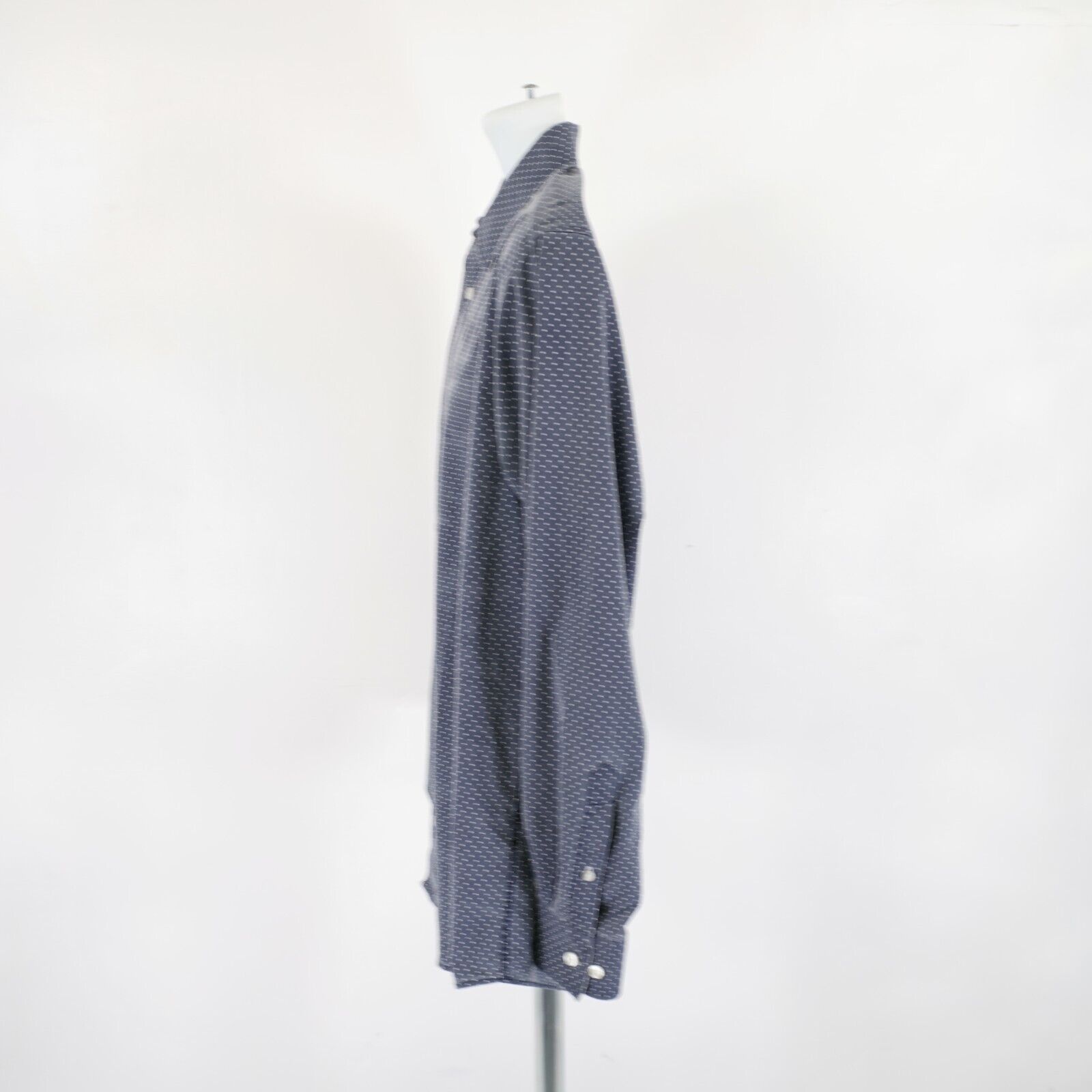 Designer DAMAGED Nick Graham Stretch Modern Fit Blue Polka Dot Large Size US L / EU 52-54 / 3 - 4 Thumbnail