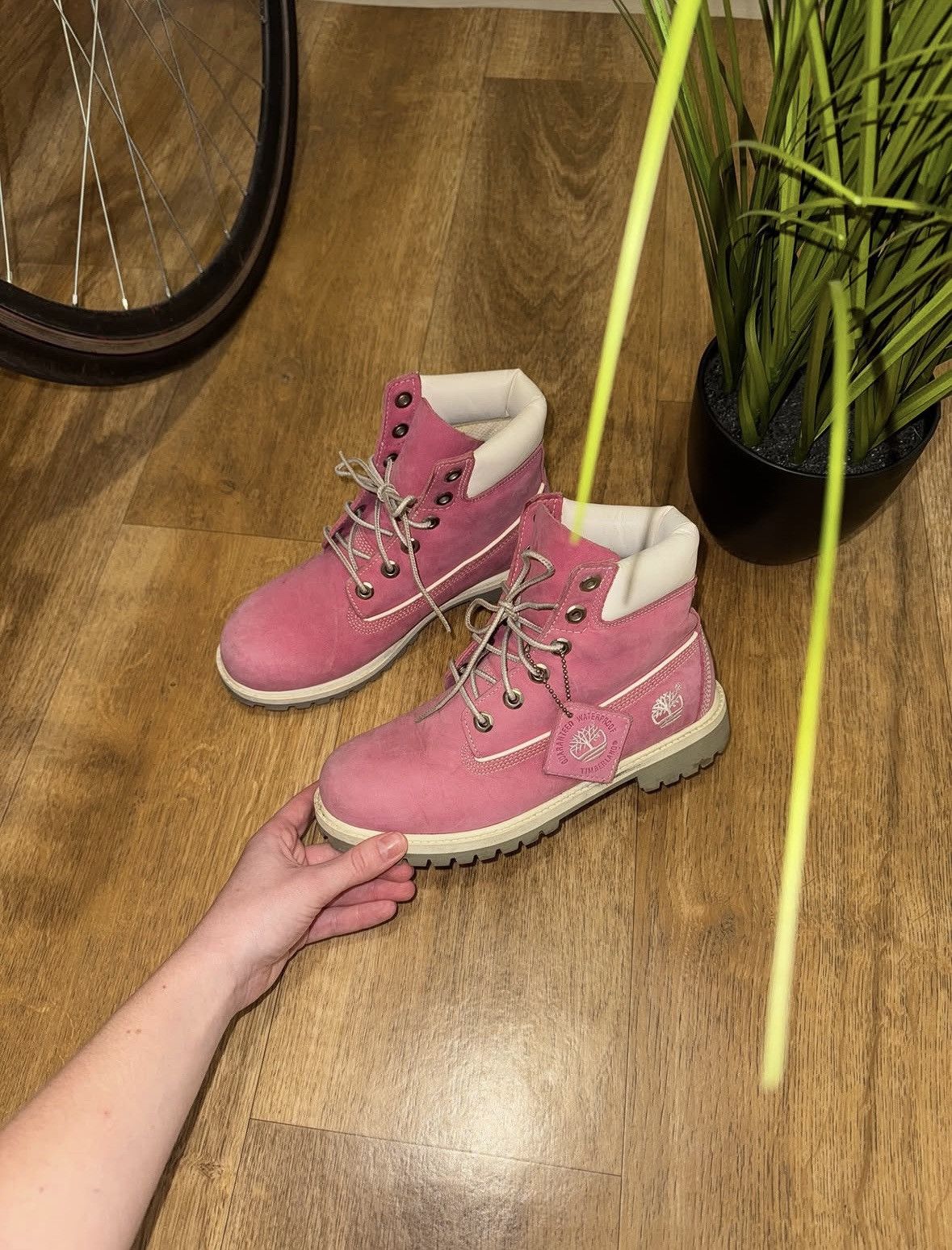 Timberland TIMBERLAND WMNS PINK WATERPROOF BOOTS Size US 4.5 / IT 34.5 - 1 Thumbnail