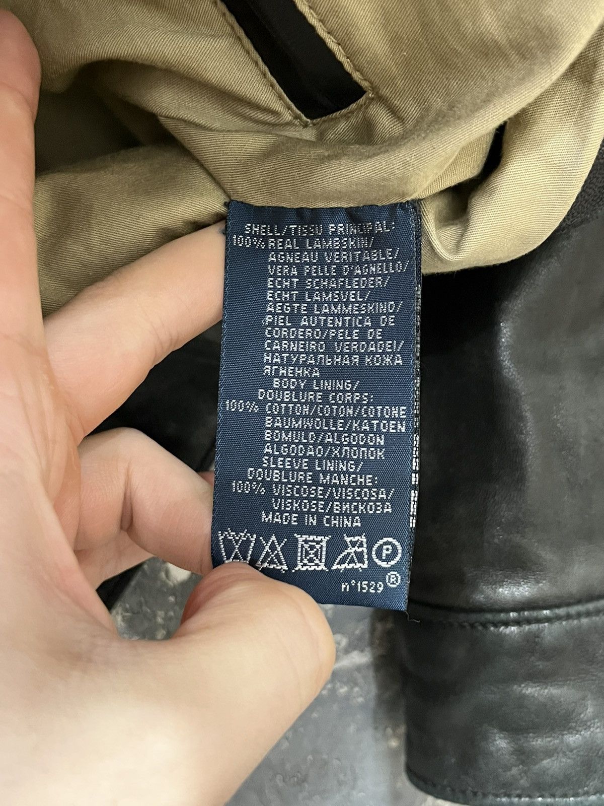 Polo Ralph Lauren Black Polo Ralph Lauren leather jacket vintage lambskin Size US L / EU 52-54 / 3 - 4 Thumbnail