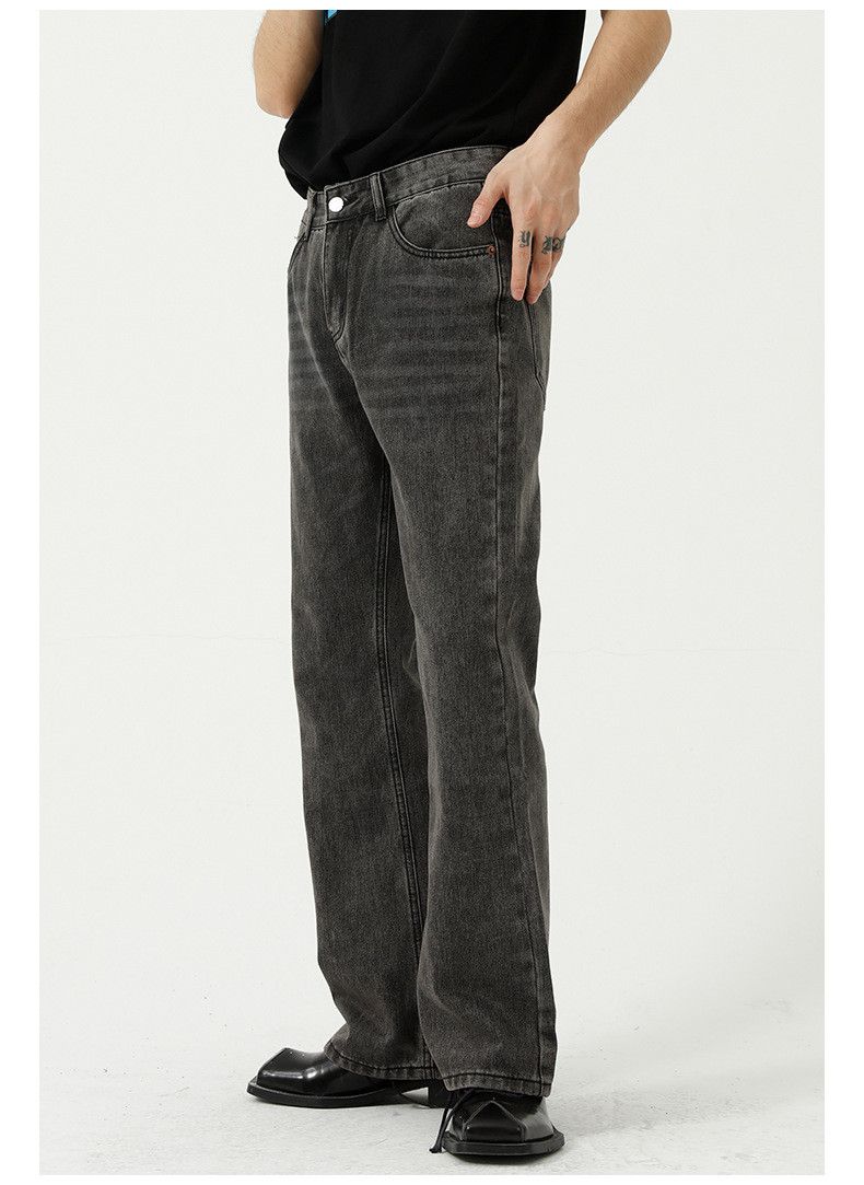 Japanese Brand × Jean Japanese trendy straight-leg flared solid color jeans Size US 32 / EU 48 - 2 Thumbnail
