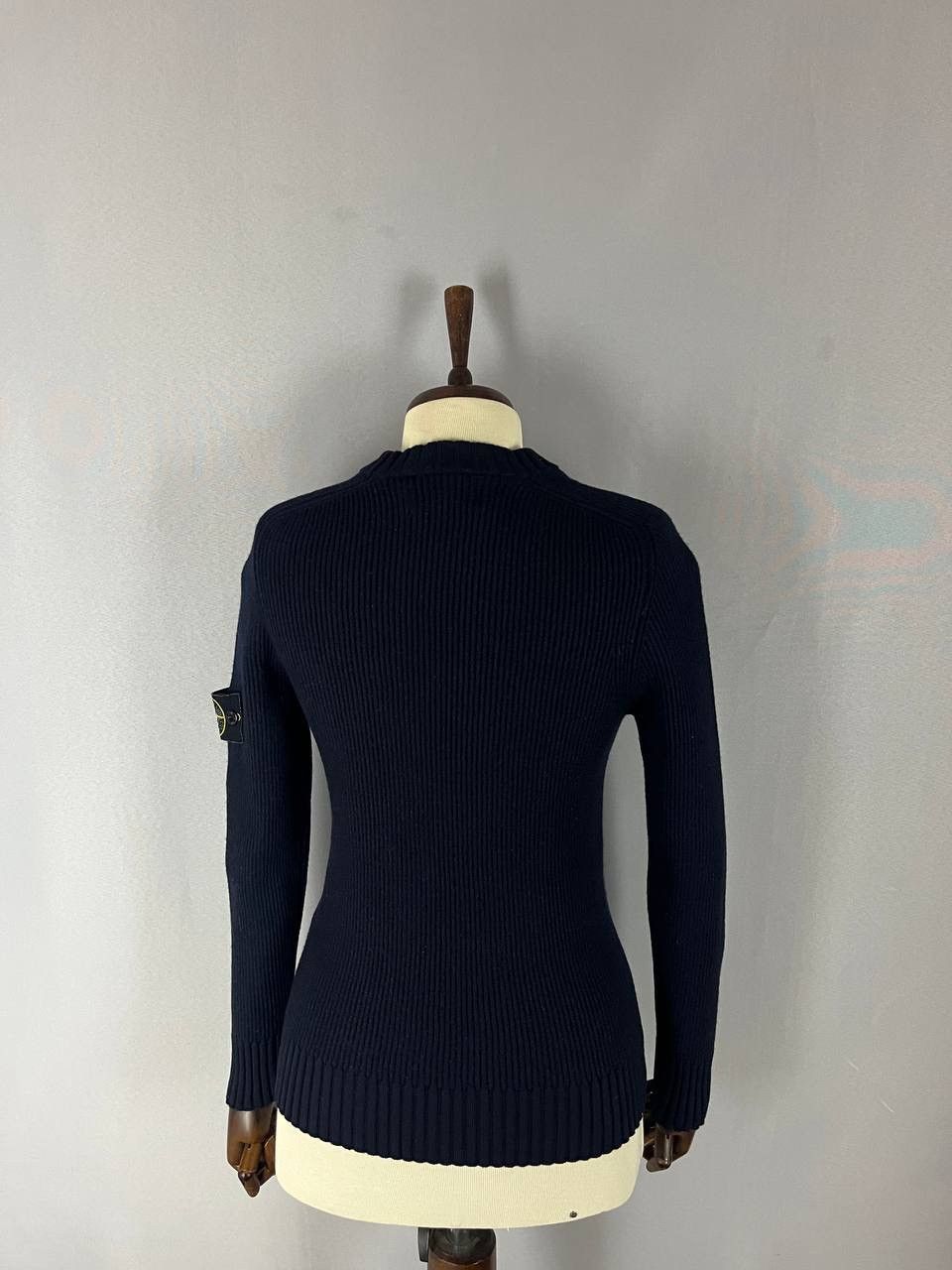 Stone Island Stone Island Sweater Navy Wool Size US L / EU 52-54 / 3 - 8 Thumbnail