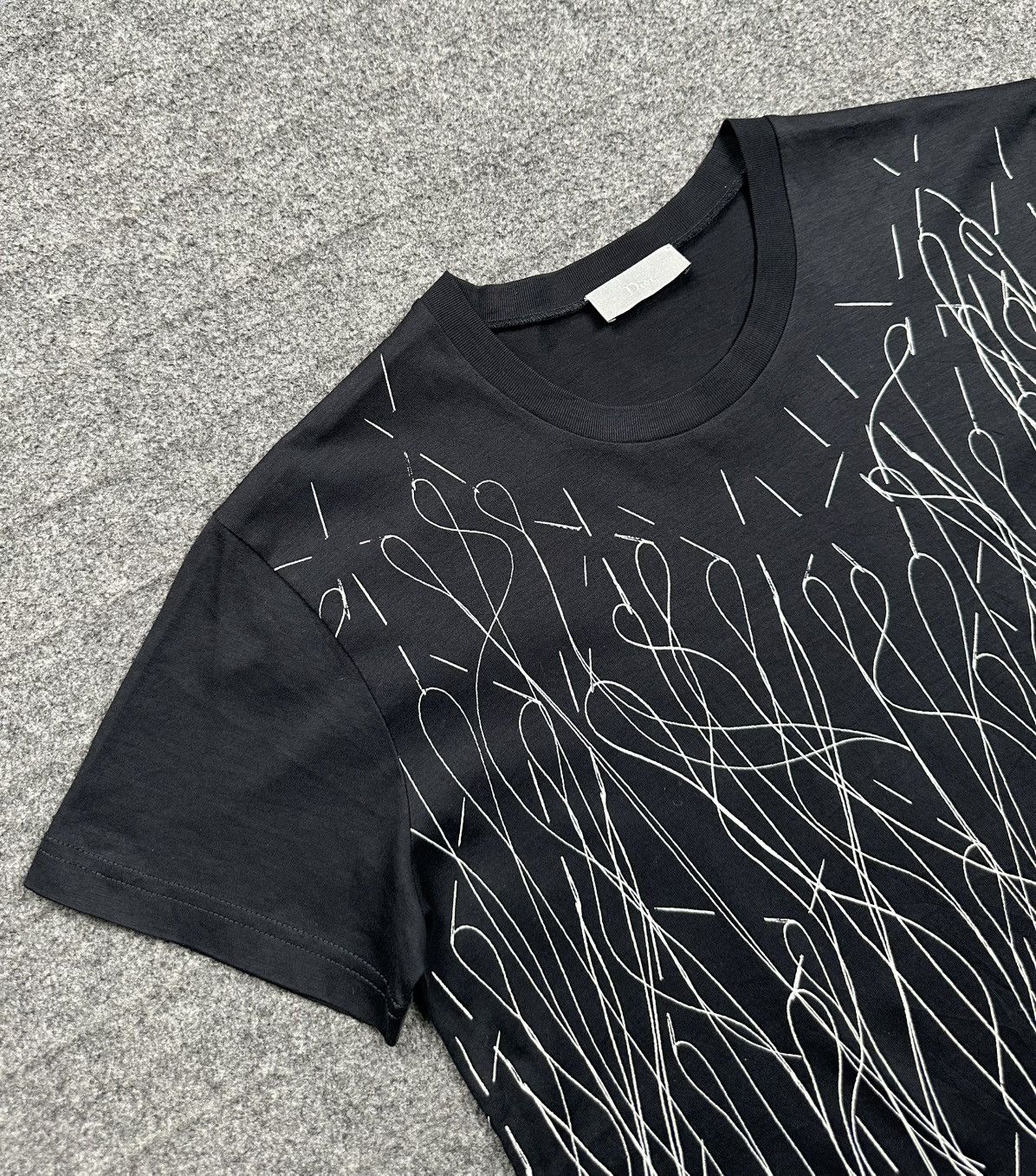 Dior Dior - Dior Homme Krisvan Assche 2013 Pen Line Abstract Tee Size US S / EU 44-46 / 1 - 3 Thumbnail