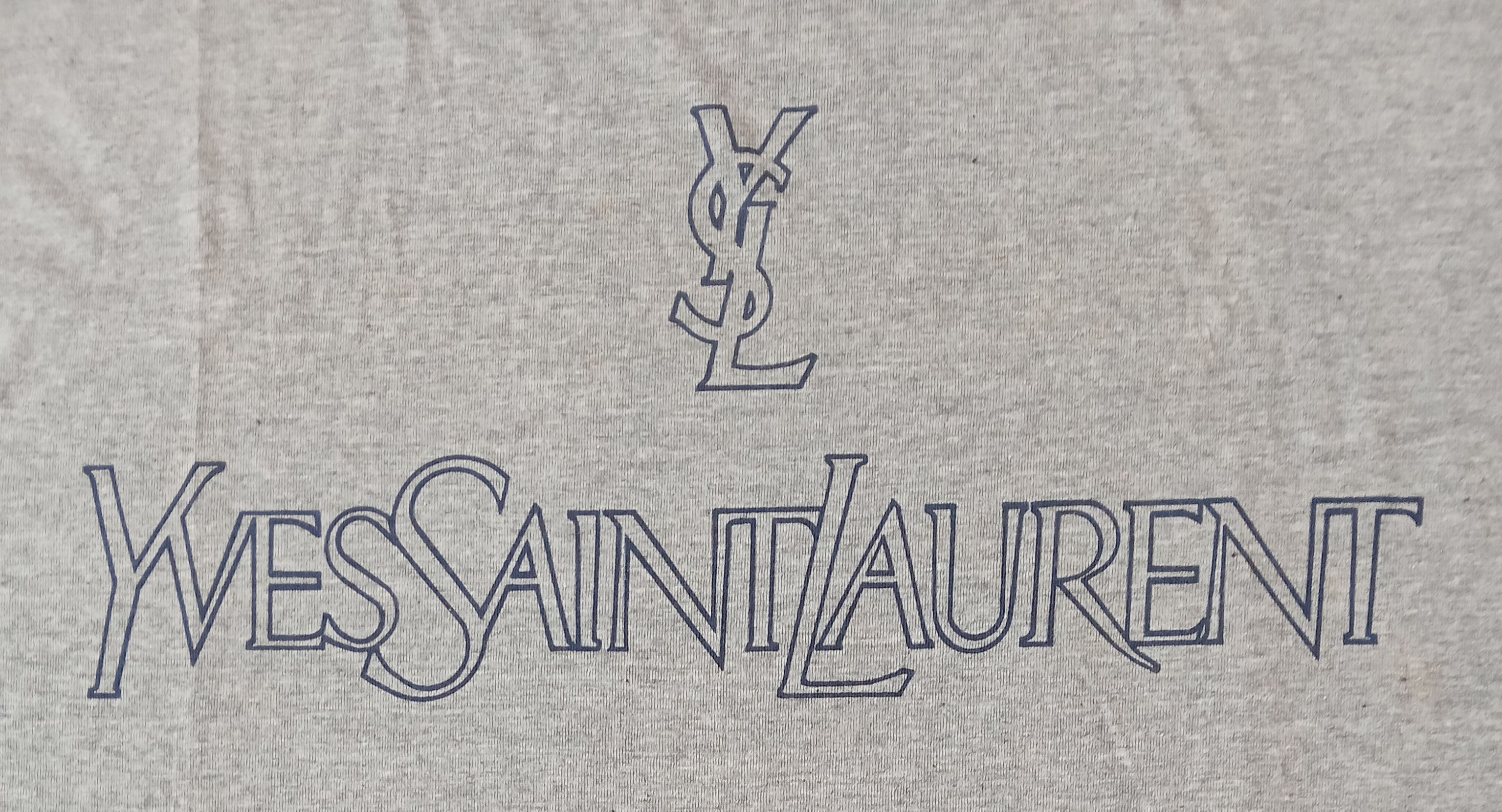 Yves Saint Laurent pour homme Centre Spell Out T Shirt