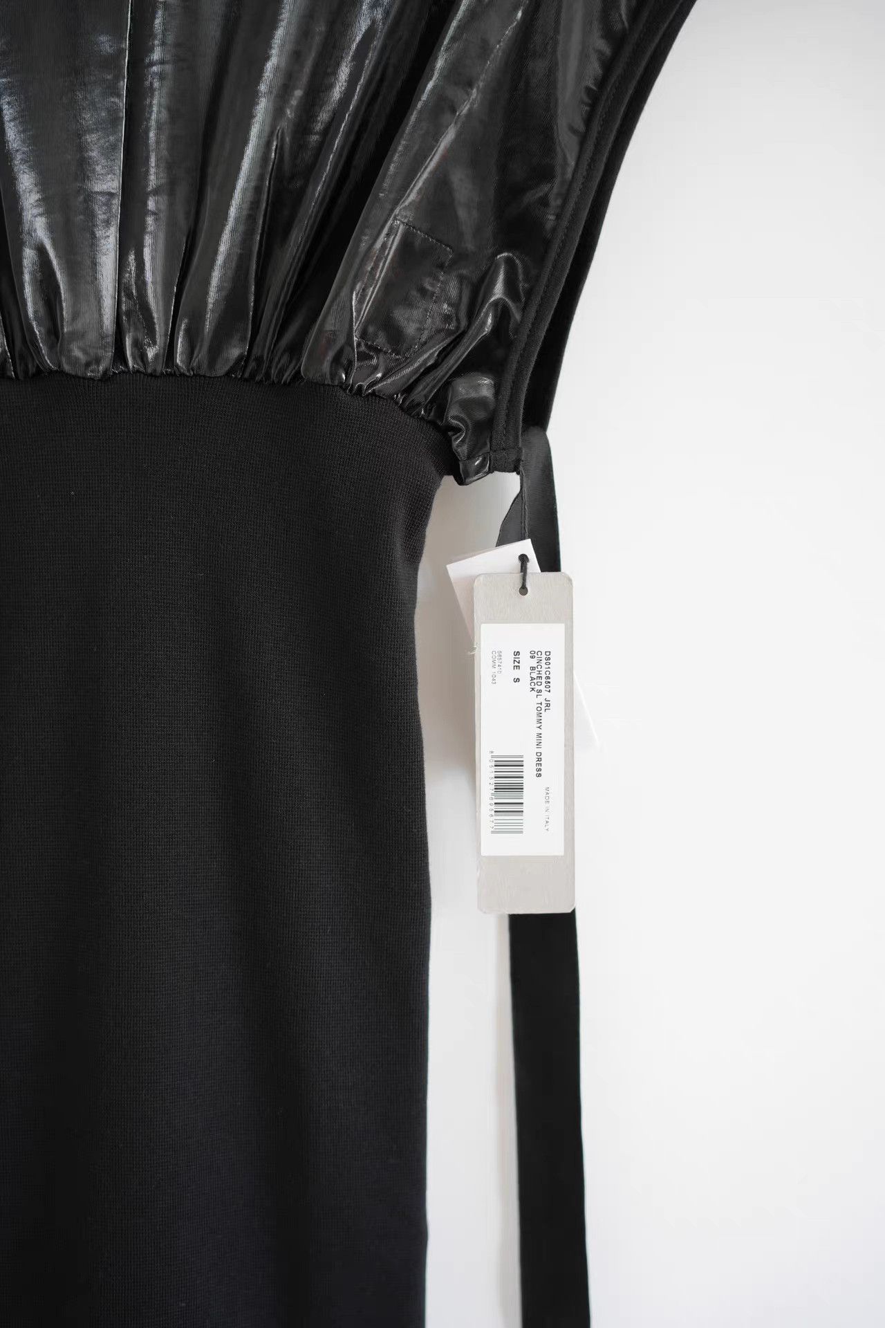 Rick Owens Rick Owens 23ss 3D Silhouette Leather Panel Dress K4 Size S / US 4 / IT 40 - 5 Thumbnail