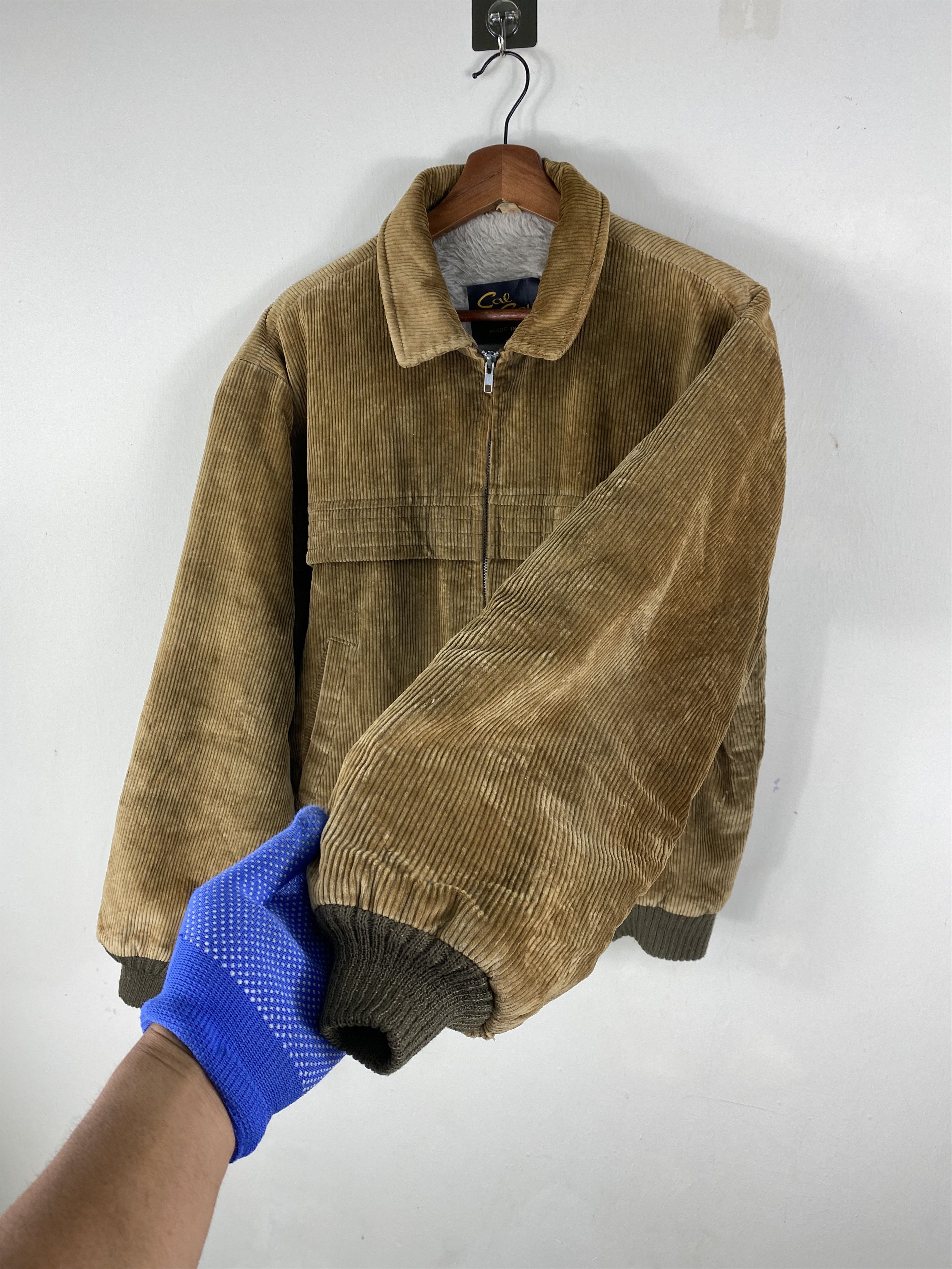 Vintage Vintage Cal Crabt USA jacket curdoroy bomber jacket sherpa Size US M / EU 48-50 / 2 - 3 Thumbnail