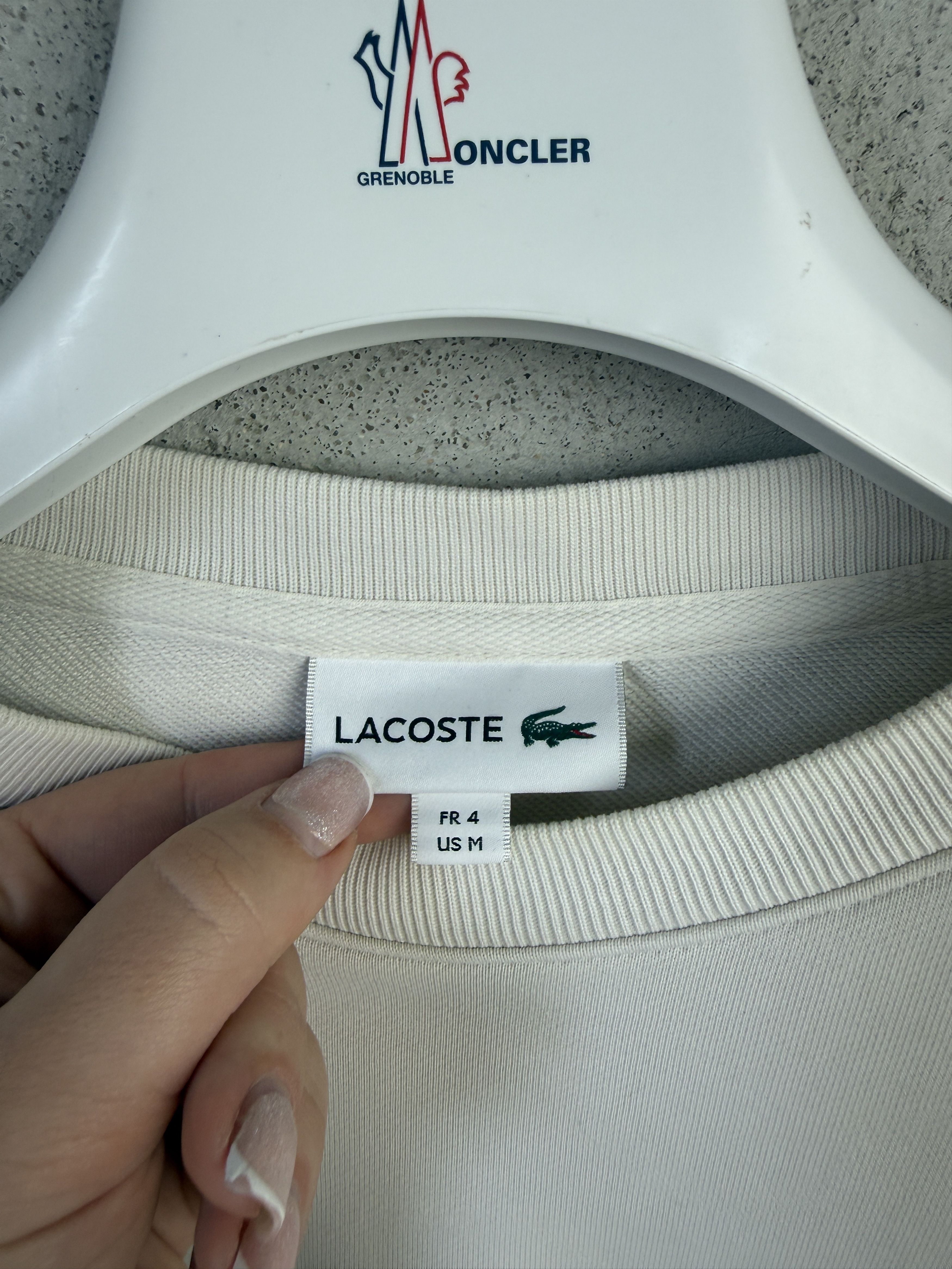Lacoste Lacoste small logo crewneck sweatshirt embroidered casual Size US M / EU 48-50 / 2 - 3 Thumbnail