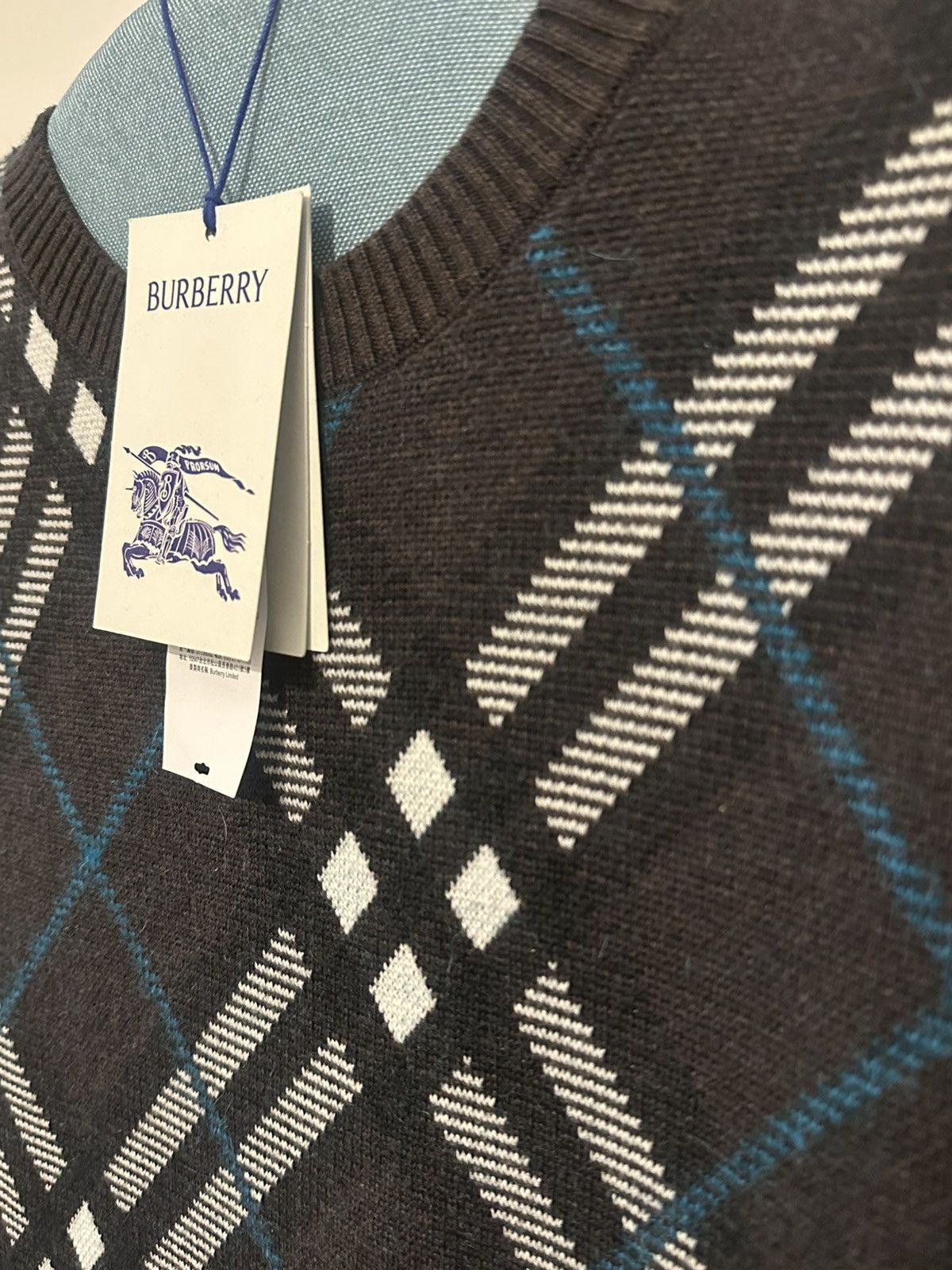 Burberry Burberry Knit Jumper Size US L / EU 52-54 / 3 - 3 Thumbnail