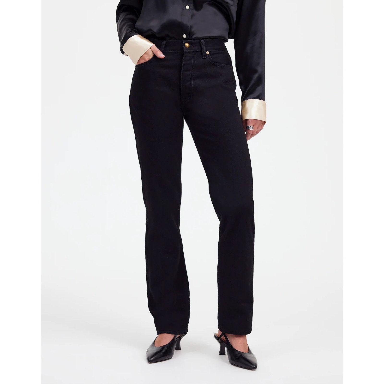 Madewell $168 New Madewell Alexa Chung High Rise Straight Jeans - 26 Size 26" / US 2 / IT 38 - 1 Thumbnail