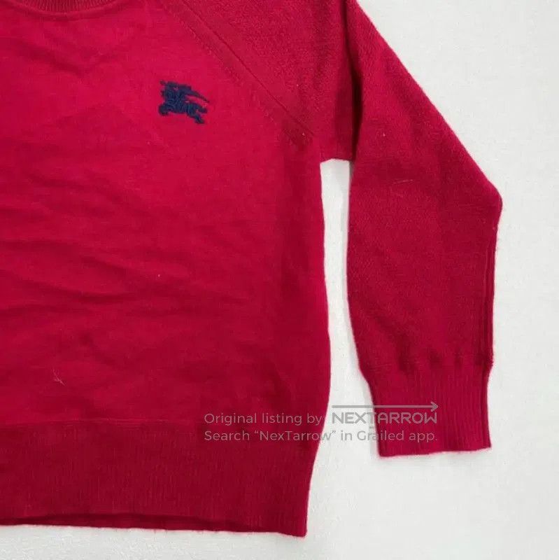 Burberry Burberry Red Cashmere Knit Sweater. Size S / US 4 / IT 40 - 3 Thumbnail