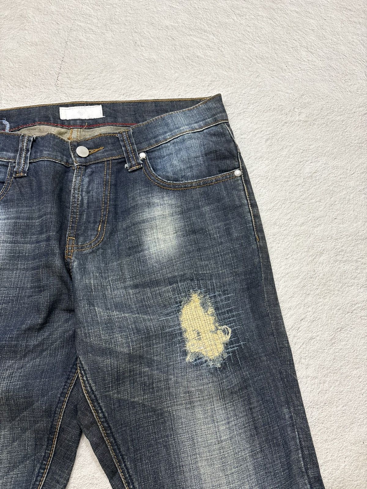 Kapital 2000s Japanese distreshed Sasiko denim kapital style Size US 32 / EU 48 - 4 Thumbnail