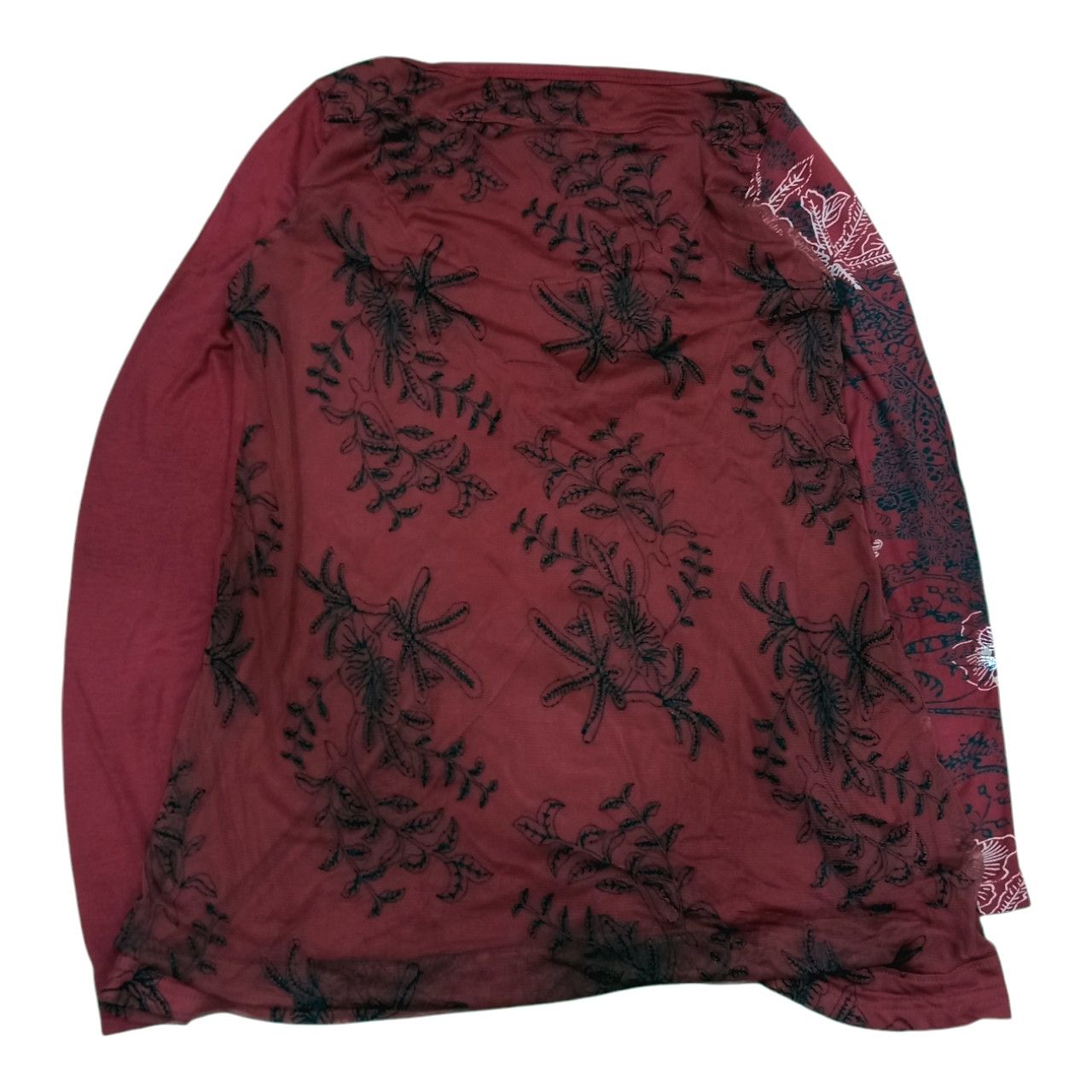Desigual Desigual Avantgarde Japanese Sukajan Theme LS Top Size L / US 10 / IT 46 - 2 Thumbnail