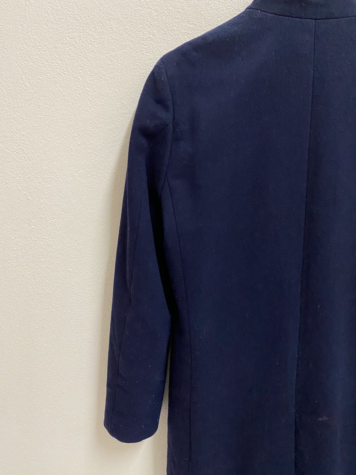 Theory Theory Style Belvin WP A Soft Melton Jacket Navy Blue Size US S / EU 44-46 / 1 - 7 Thumbnail