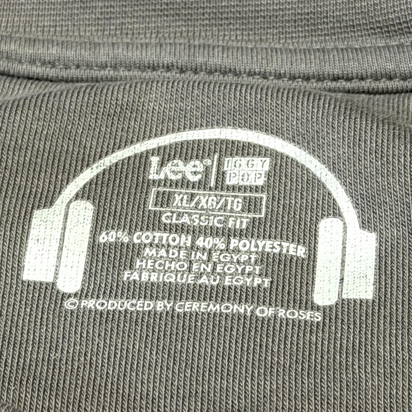 Lee Lee Sweatshirt Mens XL Gray Iggy Pop Live In Tokyo 1983 Graphic Rock Music Shirt Size US XL / EU 56 / 4 - 4 Thumbnail