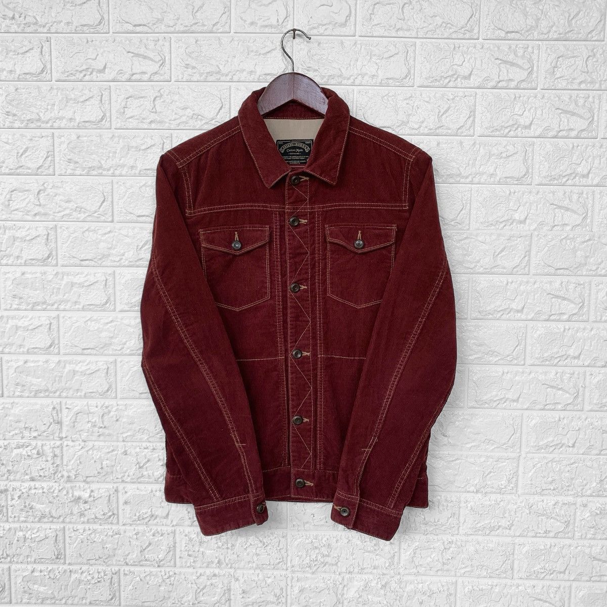 Other 291295 Homme Custom Made Corduroy Jacket Made In Japan Size US S / EU 44-46 / 1 - 2 Thumbnail