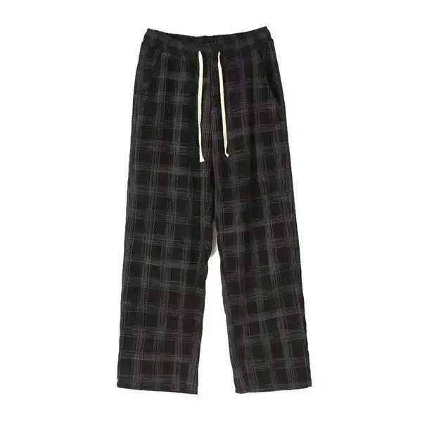 VIBE Corduroy Vintage Plaid Pants Men Streetwear Size US 34 / EU 50 - 4 Thumbnail