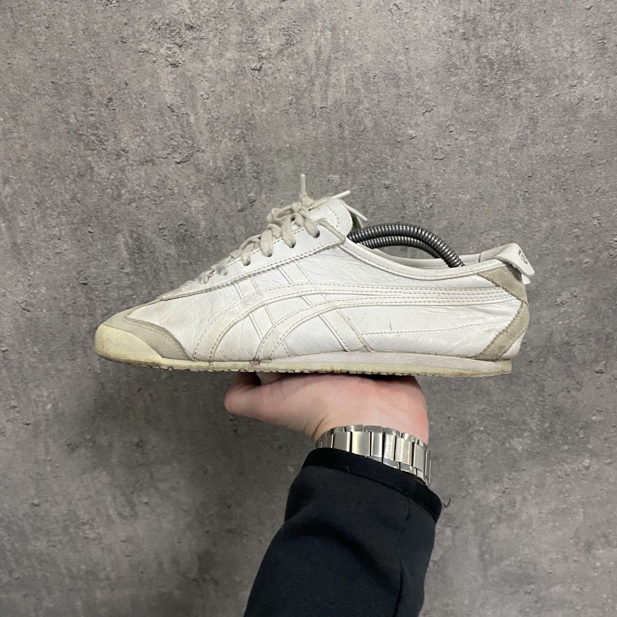 Asics Vintage Asics Onitsuka Tiger Mexico 66 White Sneakers Size US 7.5 / EU 40-41 - 8 Thumbnail