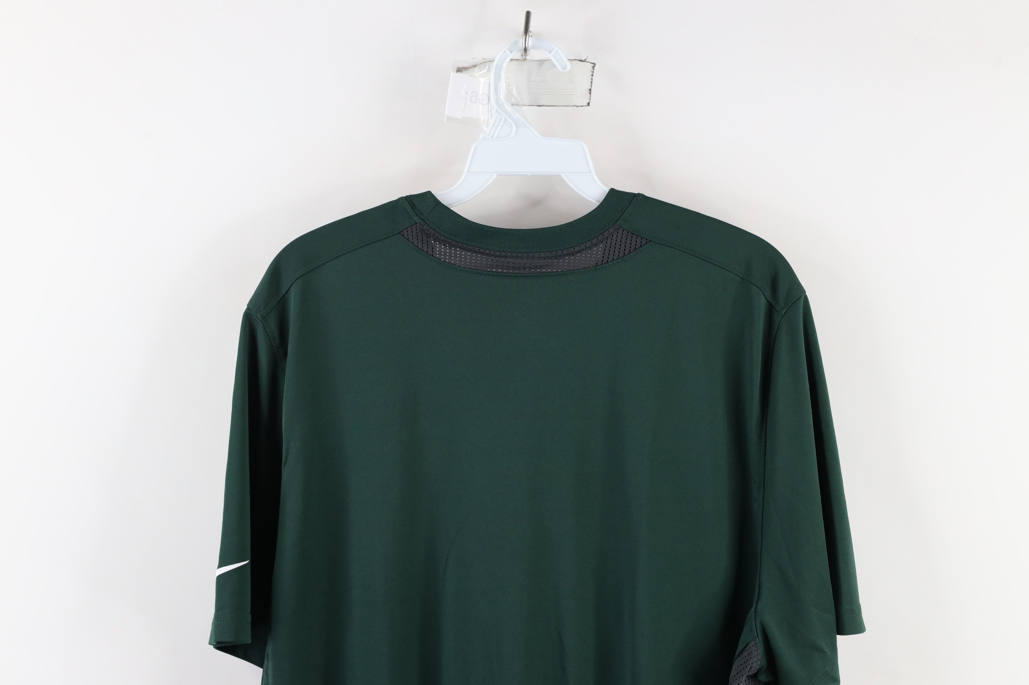 Nike × Vintage Nike Michigan State University Short Sleeve T-Shirt Green Size US L / EU 52-54 / 3 - 13 Thumbnail