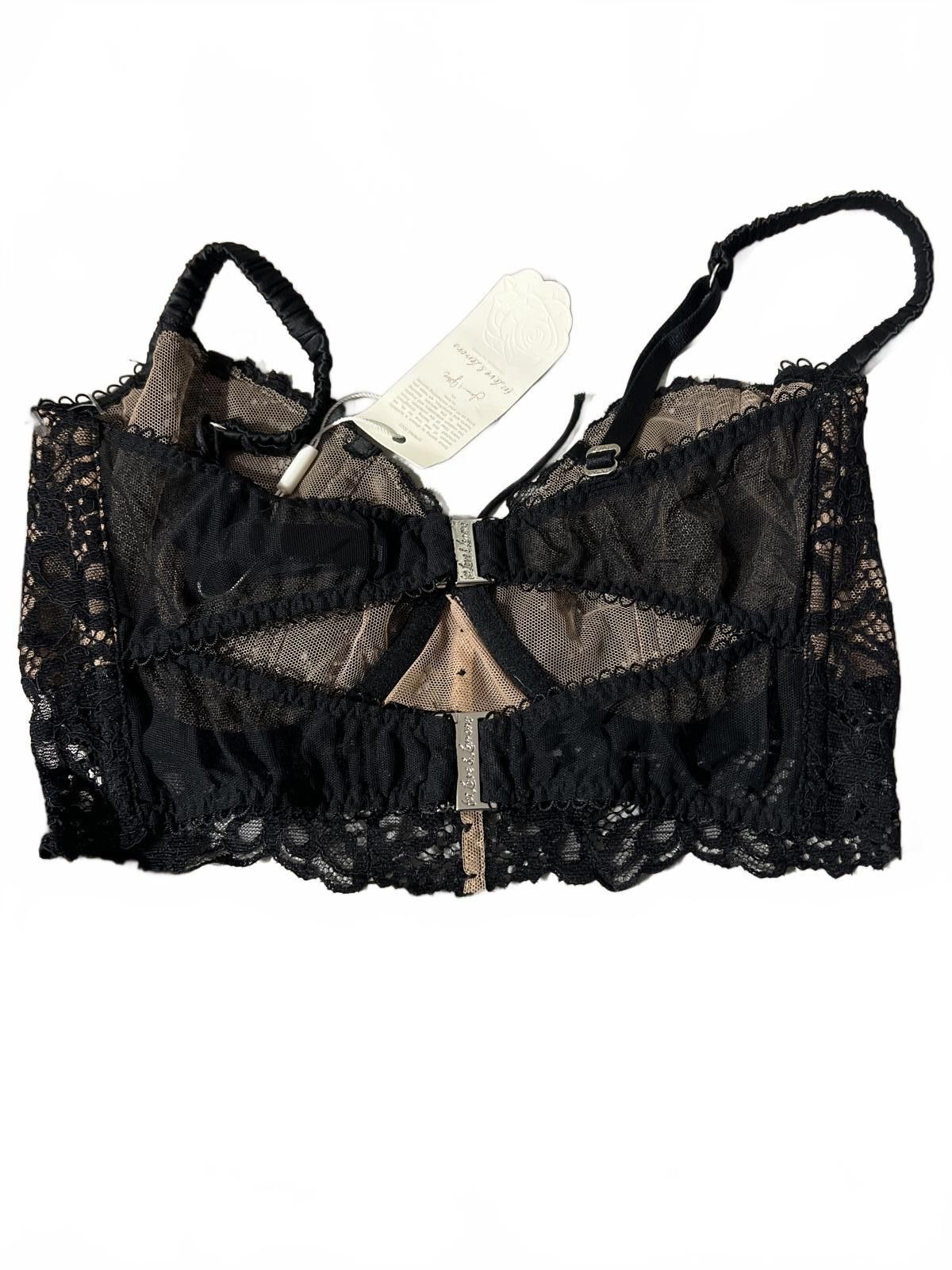 Other For Love & Lemons Black Lace Bralette Crop Top Size ONE SIZE - 7 Thumbnail