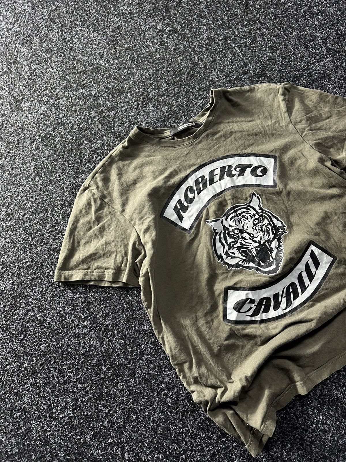 Just Cavalli × Roberto Cavalli 🚨Roberto Cavalli Big Logo T Shirt Just Cavalli Y2K Size US M / EU 48-50 / 2 - 2 Thumbnail