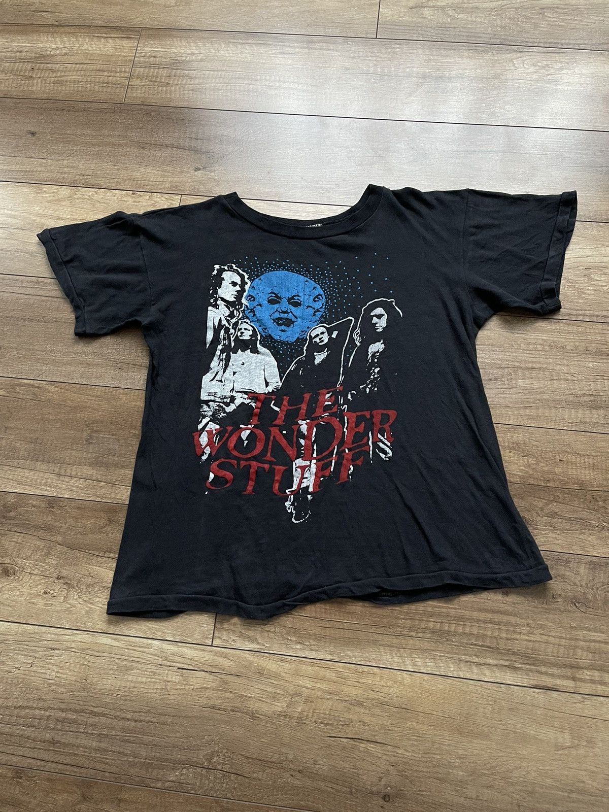 Band Tees 1989 The Wonder Stuff Vintage Hup Moon Band T-Shirt Tee Size US M / EU 48-50 / 2 - 2 Thumbnail
