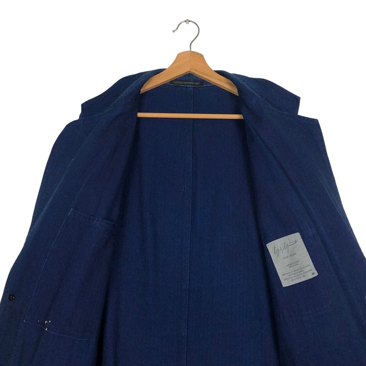 Yohji Yamamoto AUTUMN WINTER 1996 YOHJI YAMAMOTO POUR HOMME DENIM OVERSIZE Size US M / EU 48-50 / 2 - 14 Thumbnail