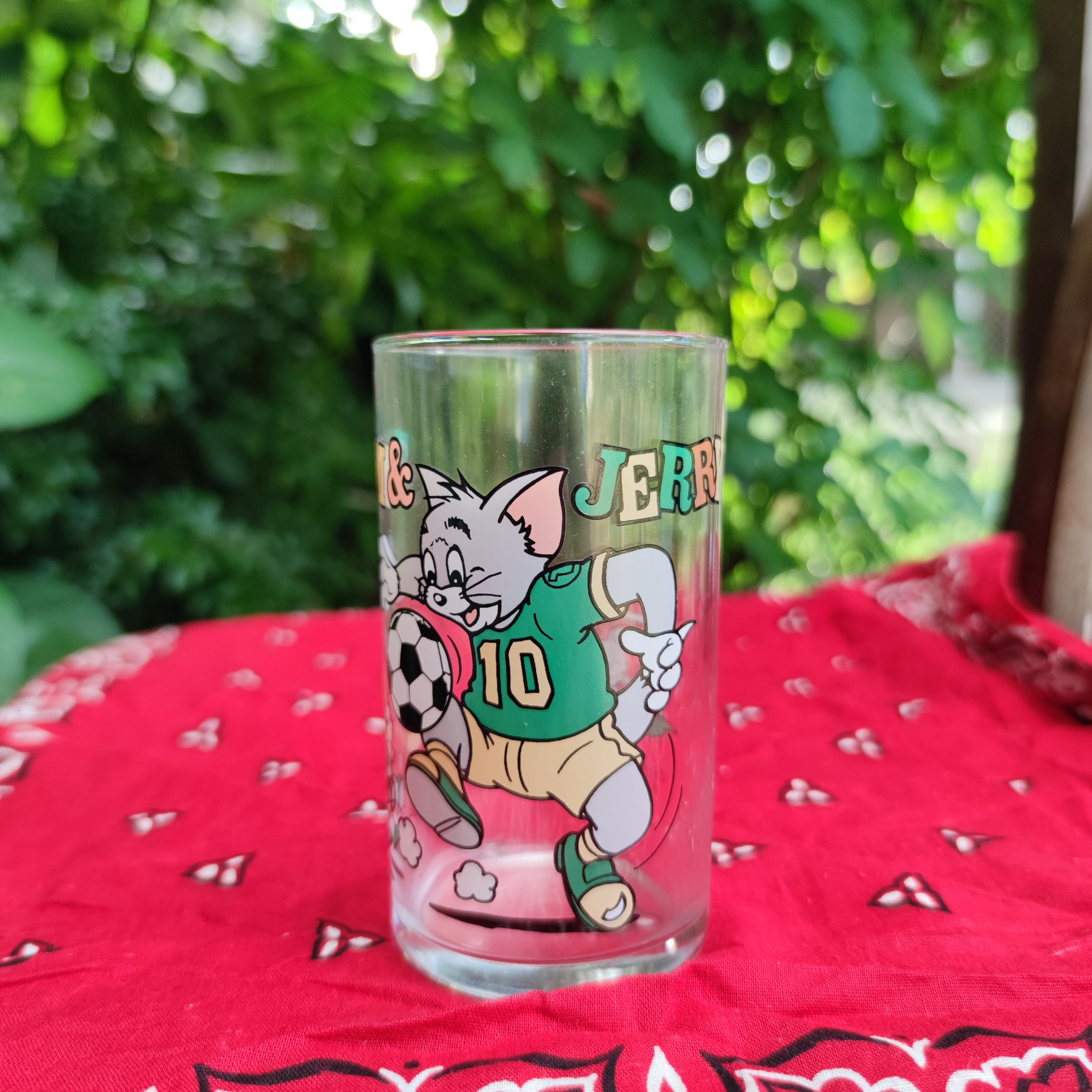 Anime × Vintage × Warner Bros Vintage 1994 Tom & Jerry Drinking Glasses with Box Size ONE SIZE - 5 Thumbnail
