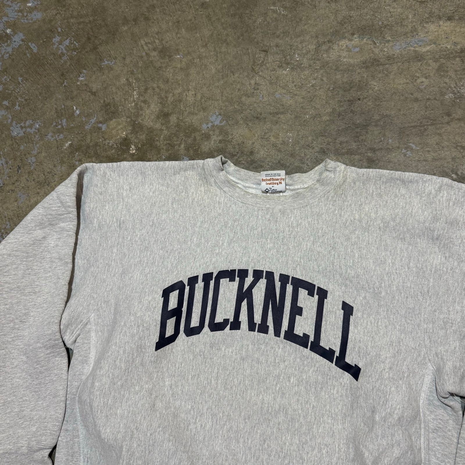 Vintage Bucknell University Reverse Weave Style Crewneck Sweatshirt Size US XL / EU 56 / 4 - 2 Thumbnail