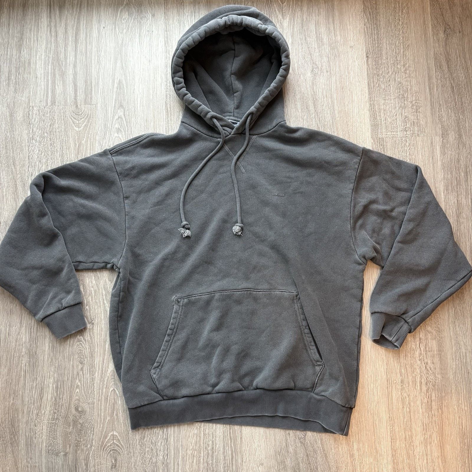 Gymshark Gymshark Women's Hoodie Oversized Washed Charcoal Grey S Size S / US 4 / IT 40 - 2 Thumbnail