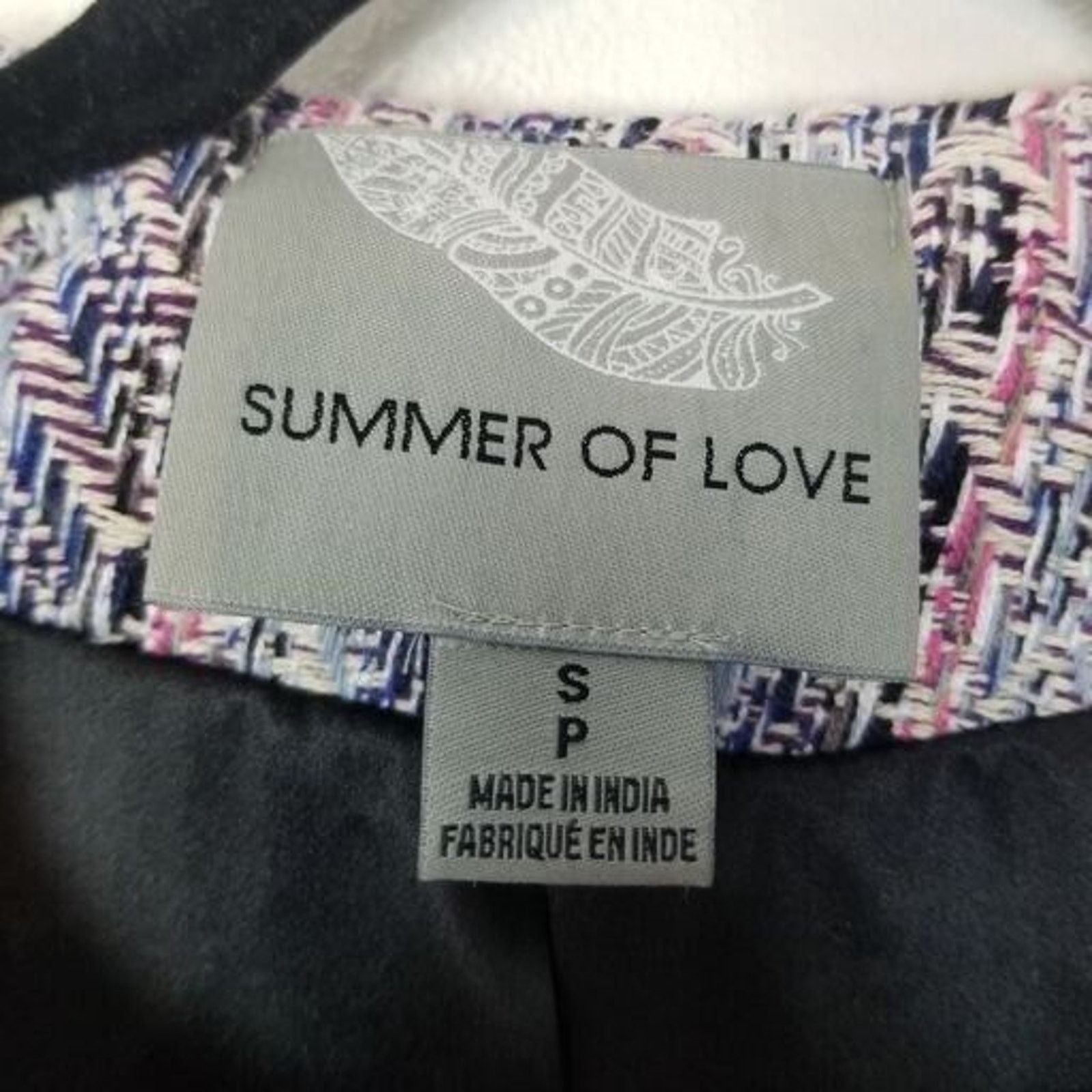 Anthropologie Anthropologie Summer Of Love Suzy Tweed Embellished Blazer Size S / US 4 / IT 40 - 7 Thumbnail