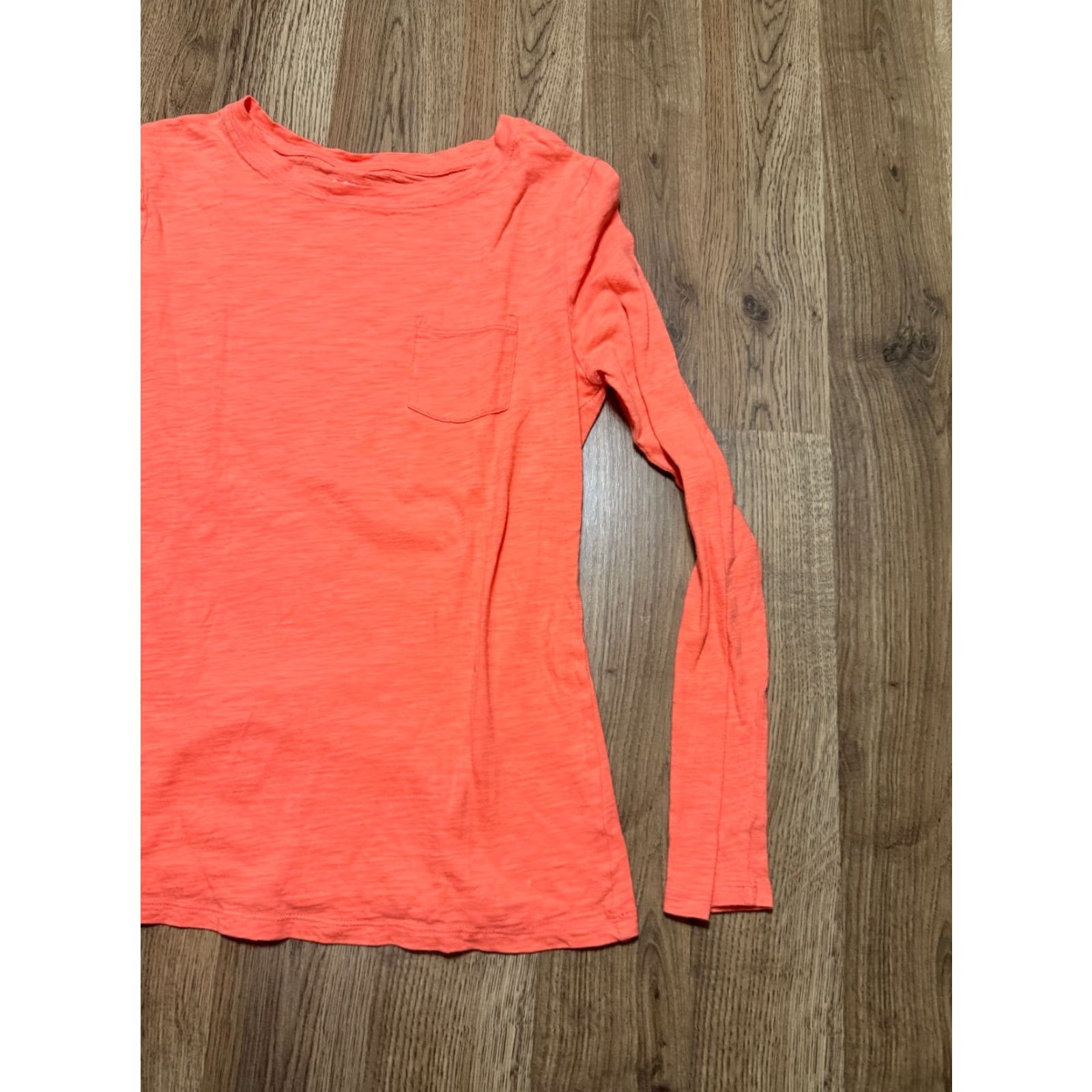 Gap Gap Body Shirt Womens Small Orange Long Sleeve Shirt Size S / US 4 / IT 40 - 4 Thumbnail