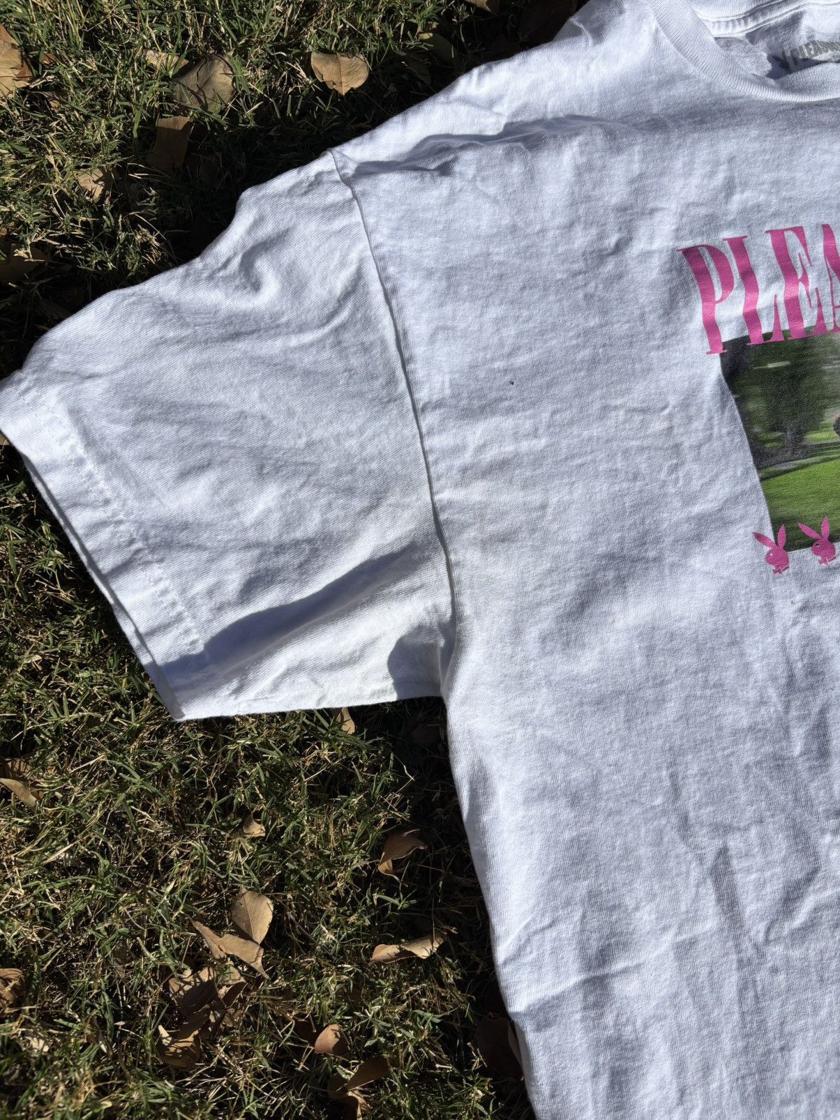 Playboy × Pleasures Pleasures X Playboy Swing tee ‘white’ Size US XL / EU 56 / 4 - 3 Thumbnail