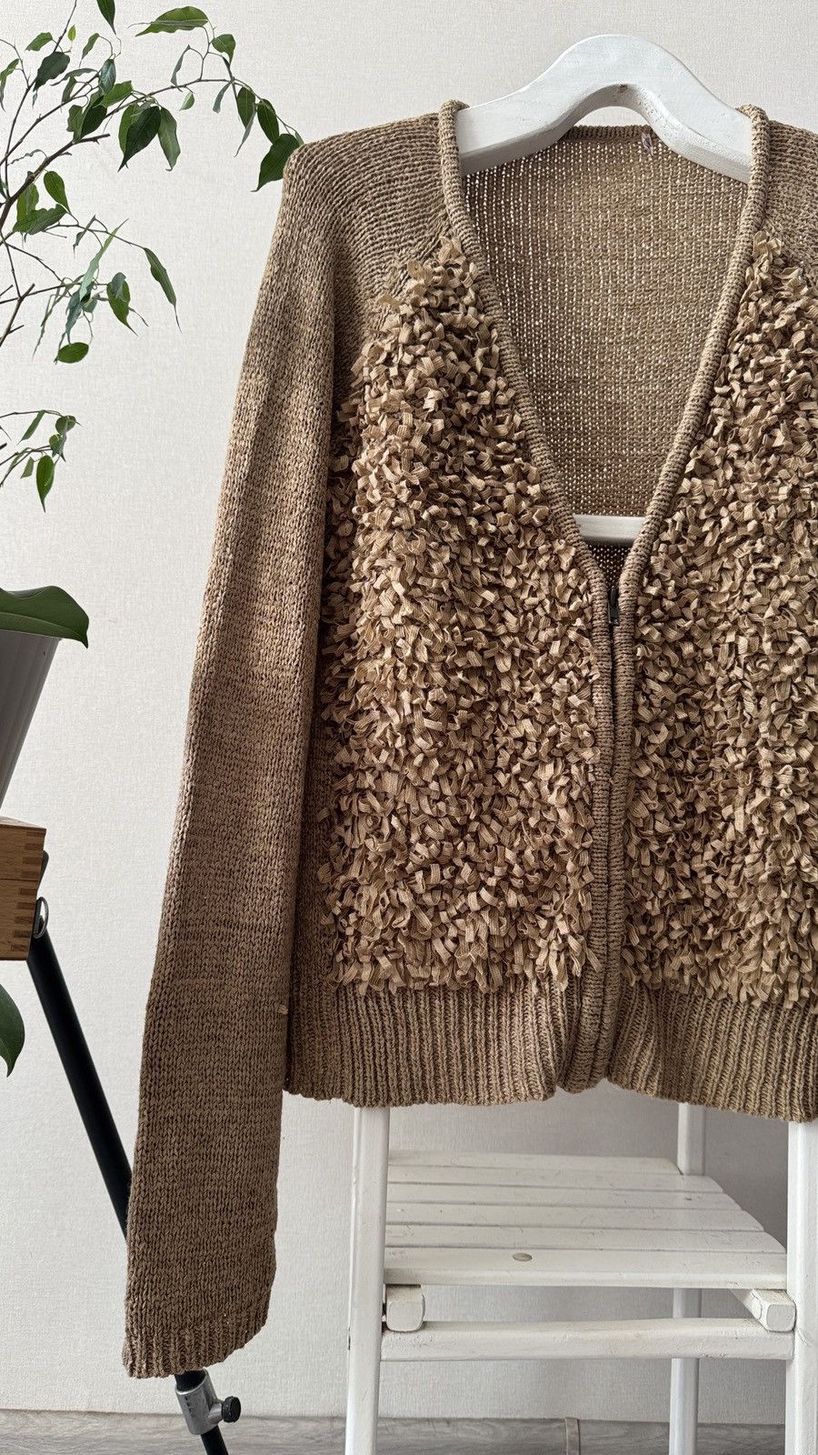If Six Was Nine Yohji Junya Watanabe if6was9 Vibe Zip Knit Textured Cardigan Size US M / EU 48-50 / 2 - 2 Thumbnail