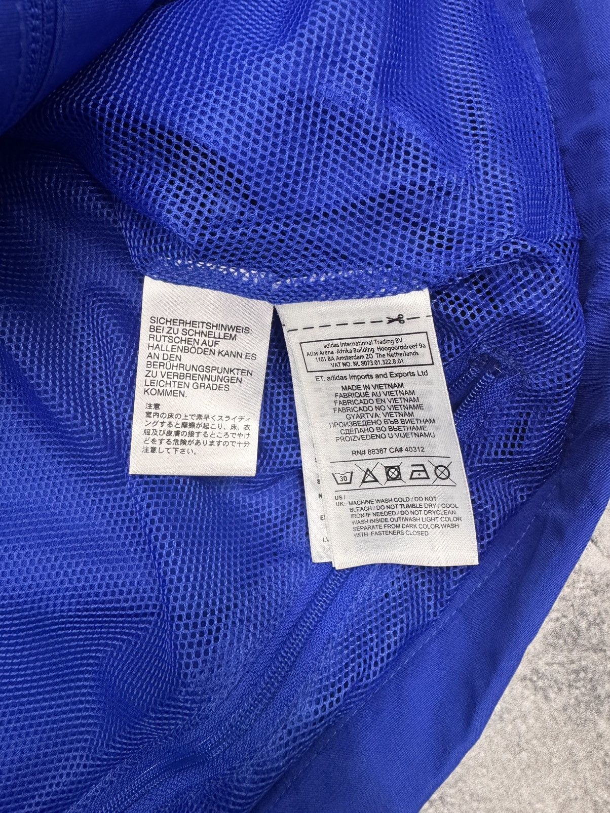 Adidas Adidas Men Track Jacket Blue Zip Up Size XS Size US XS / EU 42 / 0 - 6 Thumbnail